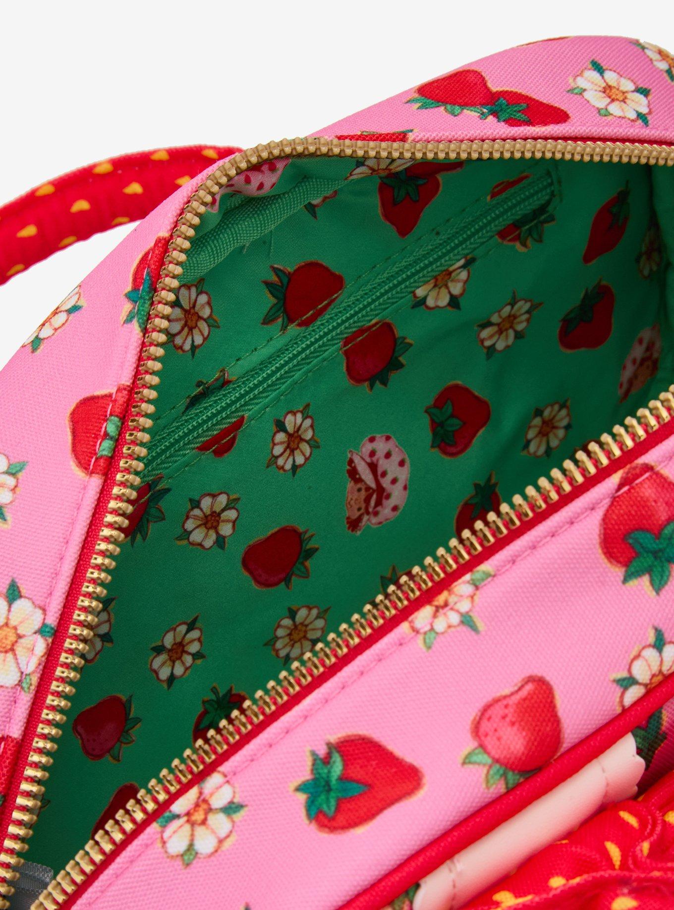 Whatever! Makes You Happy Strawberry Shortcake Mini Duffel Crossbody Bag, , alternate