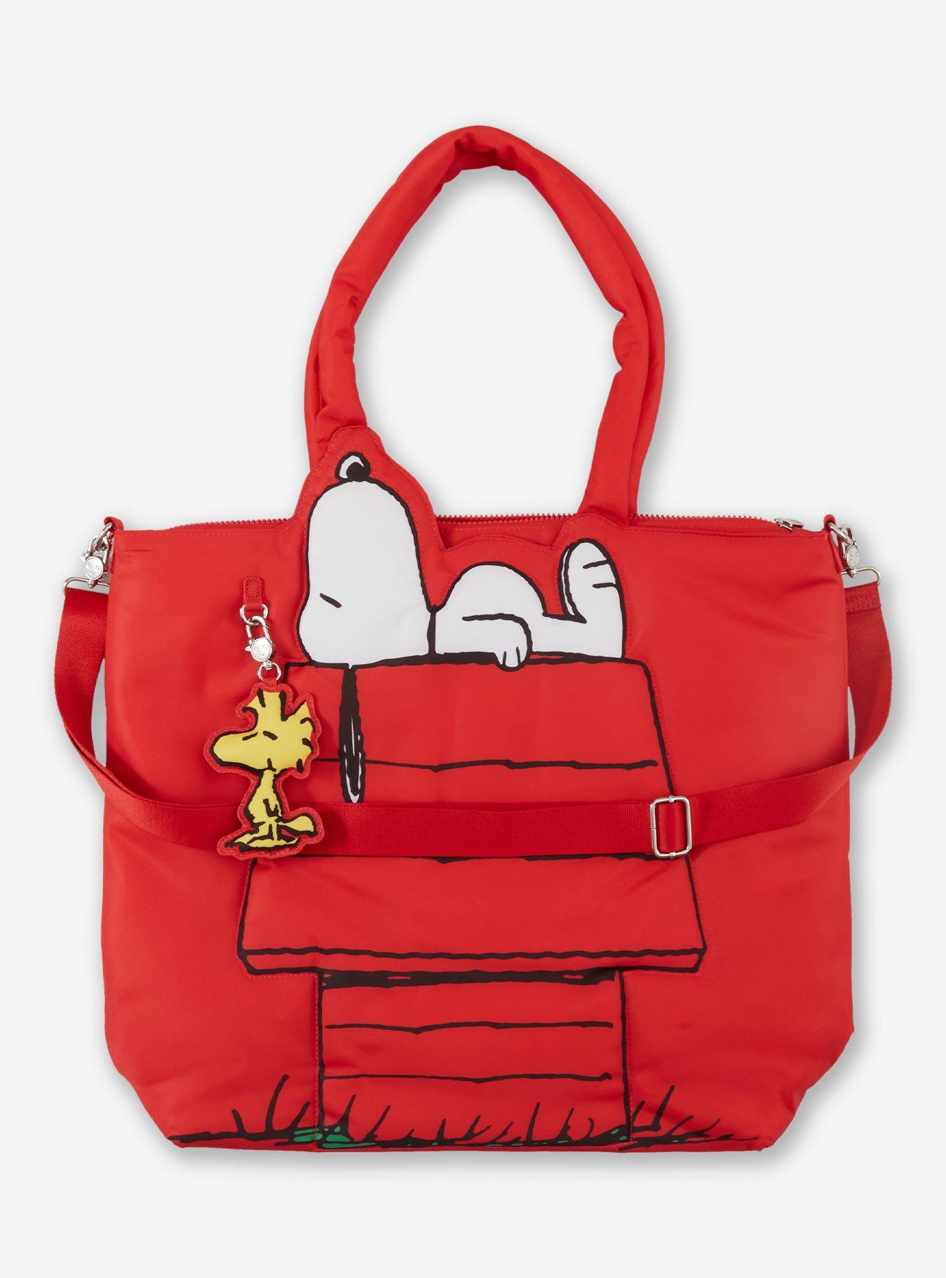 Peanuts X Whatever! Makes You Happy Snoopy Doghouse Nylon Tote Bag, , hi-res