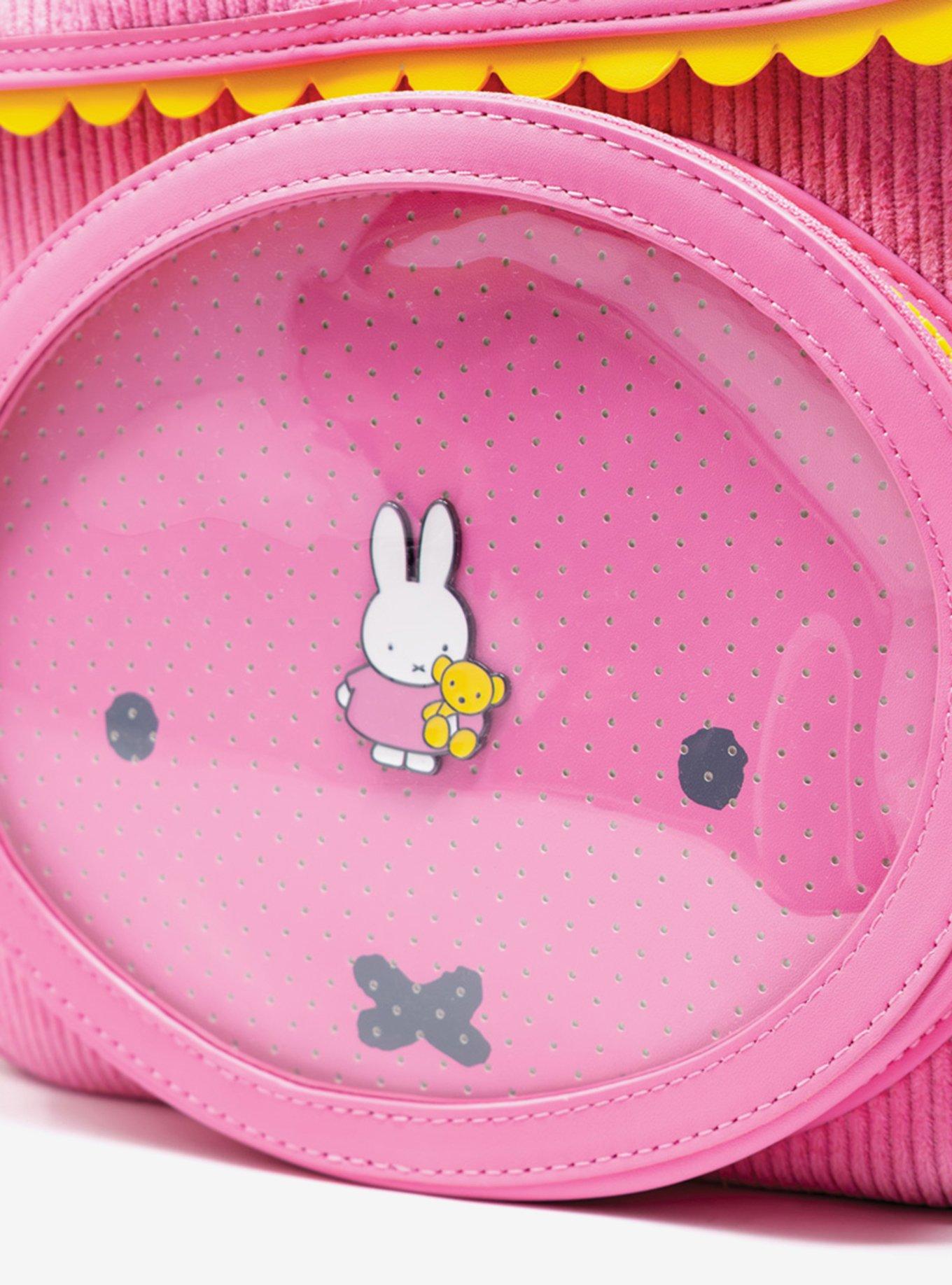 Whatever! Makes You Happy x Miffy Corduroy Pin Display Mini Backpack, , alternate