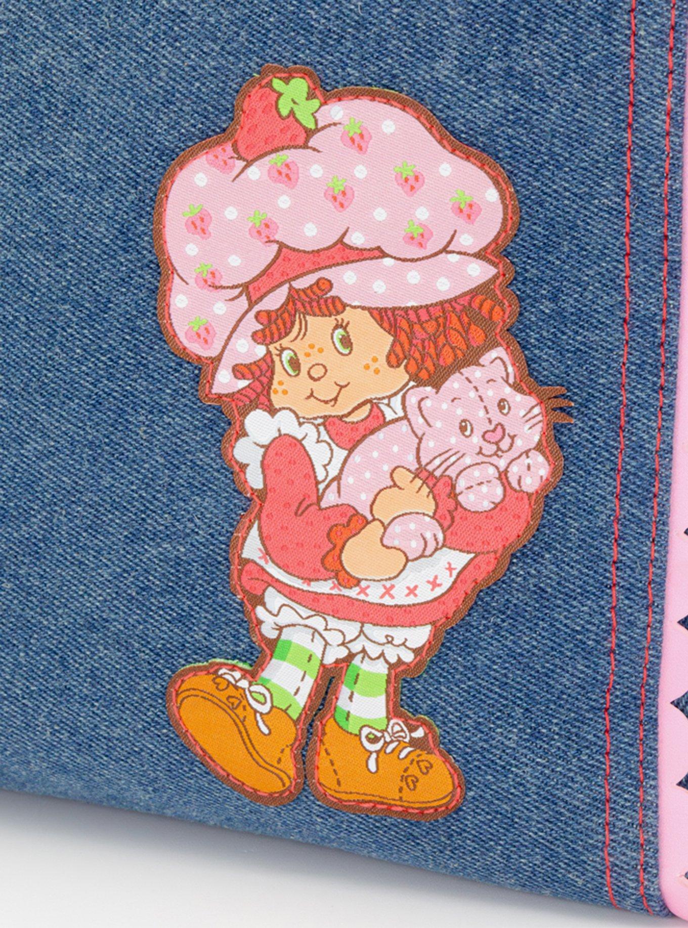 Whatever! Makes You Happy x Strawberry Shortcake Denim Tote Bag