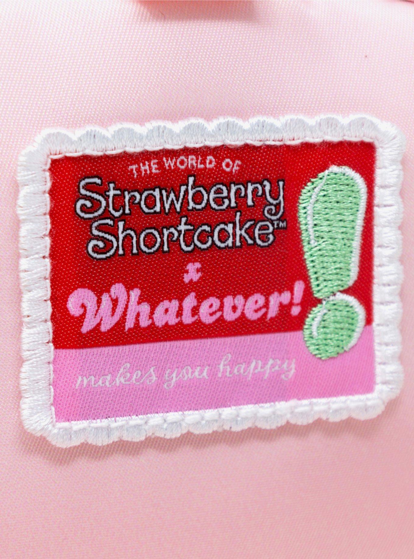 Whatever! Makes You Happy x Strawberry Shortcake Custard Plush Coin Purse with Strap, , alternate