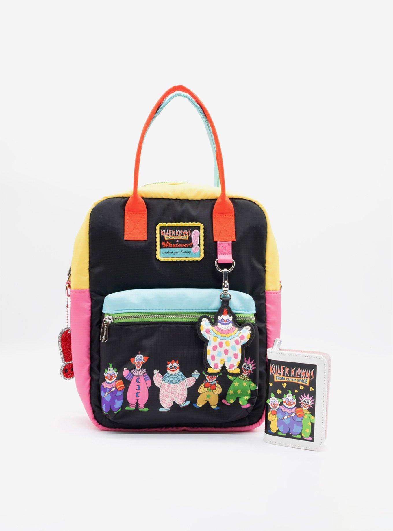 Whatever! Makes You Happy x Killer Klowns From Outer Space VHS Accordion Wallet, , alternate