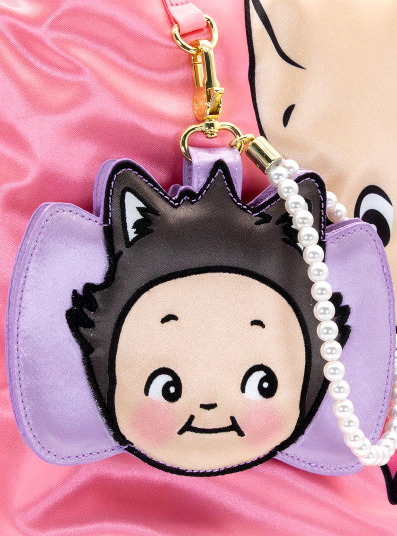 Whatever! Makes You Happy Kewpie Cat Bow Pearl Wristlet Cardholder