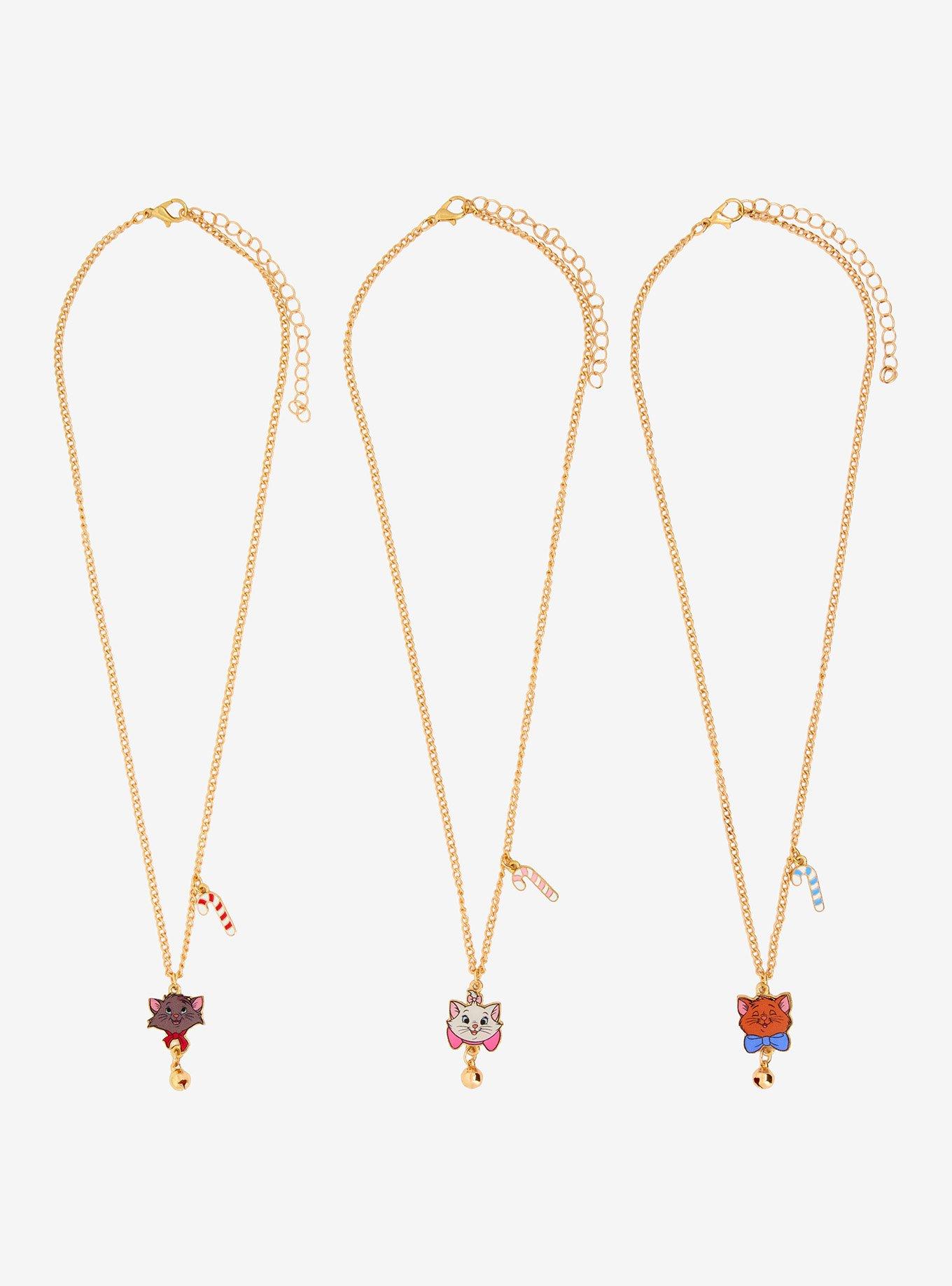 Disney The Aristocats Holiday Necklace Set, , hi-res