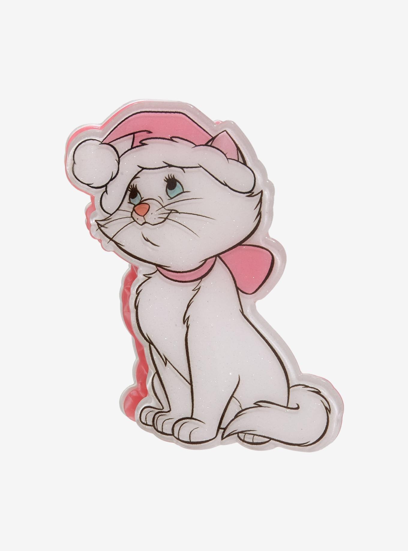 Disney The Aristocats Marie Santa Hat Glitter Claw Hair Clip, , hi-res