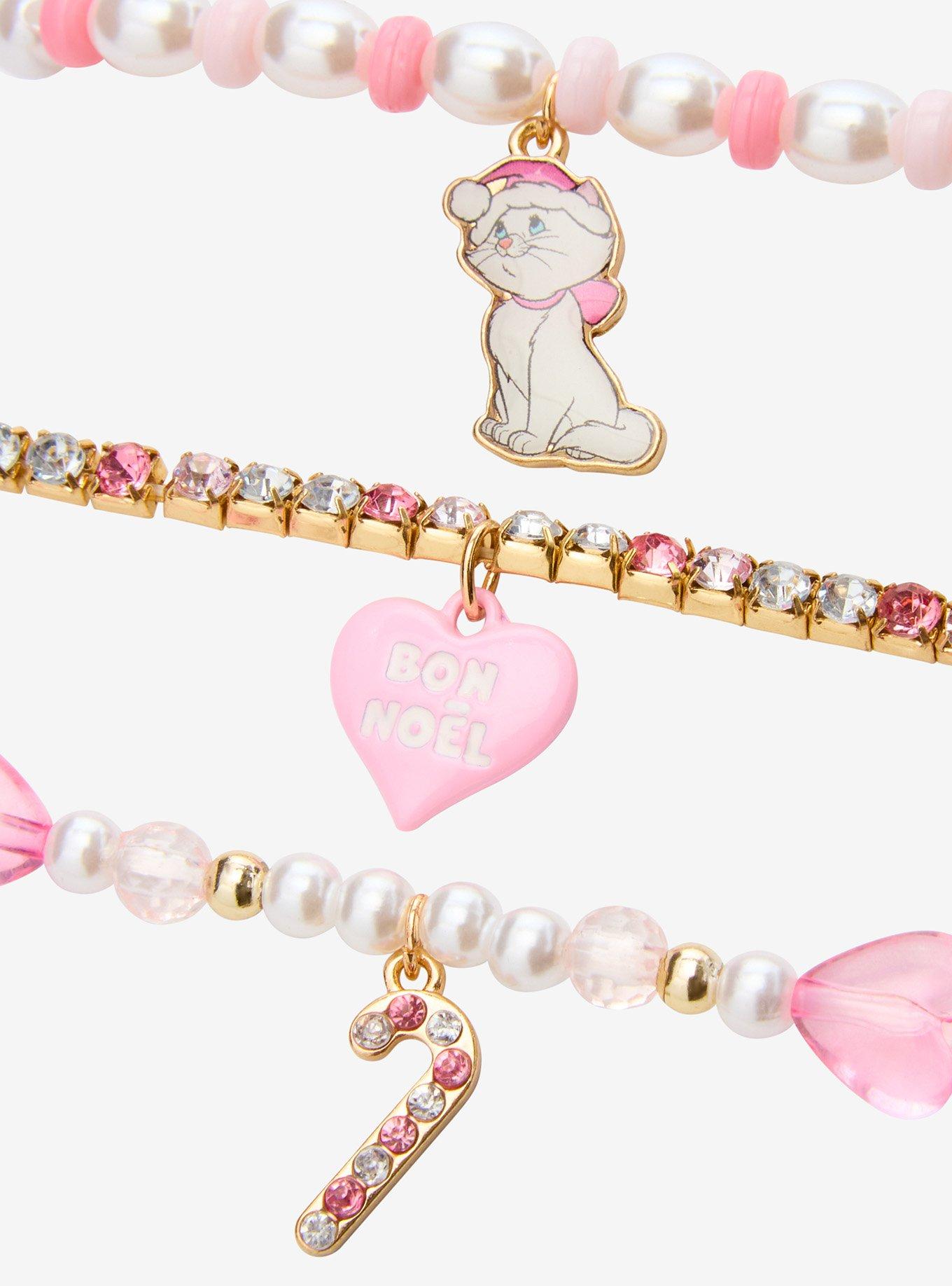 Disney The Aristocats Marie Holiday Bracelet Set, , alternate