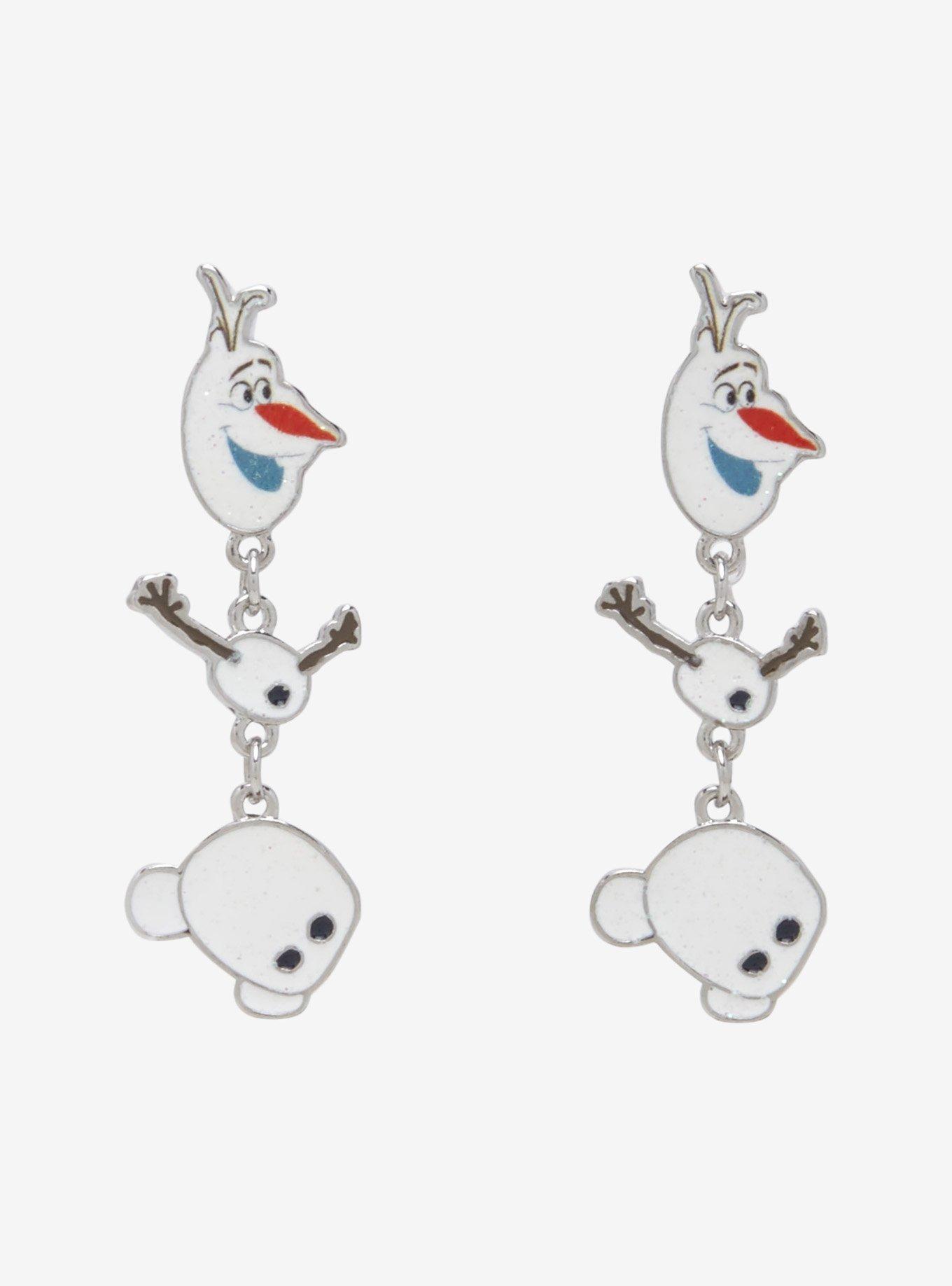 Disney Frozen Olaf Dangle Stud Earrings, , hi-res