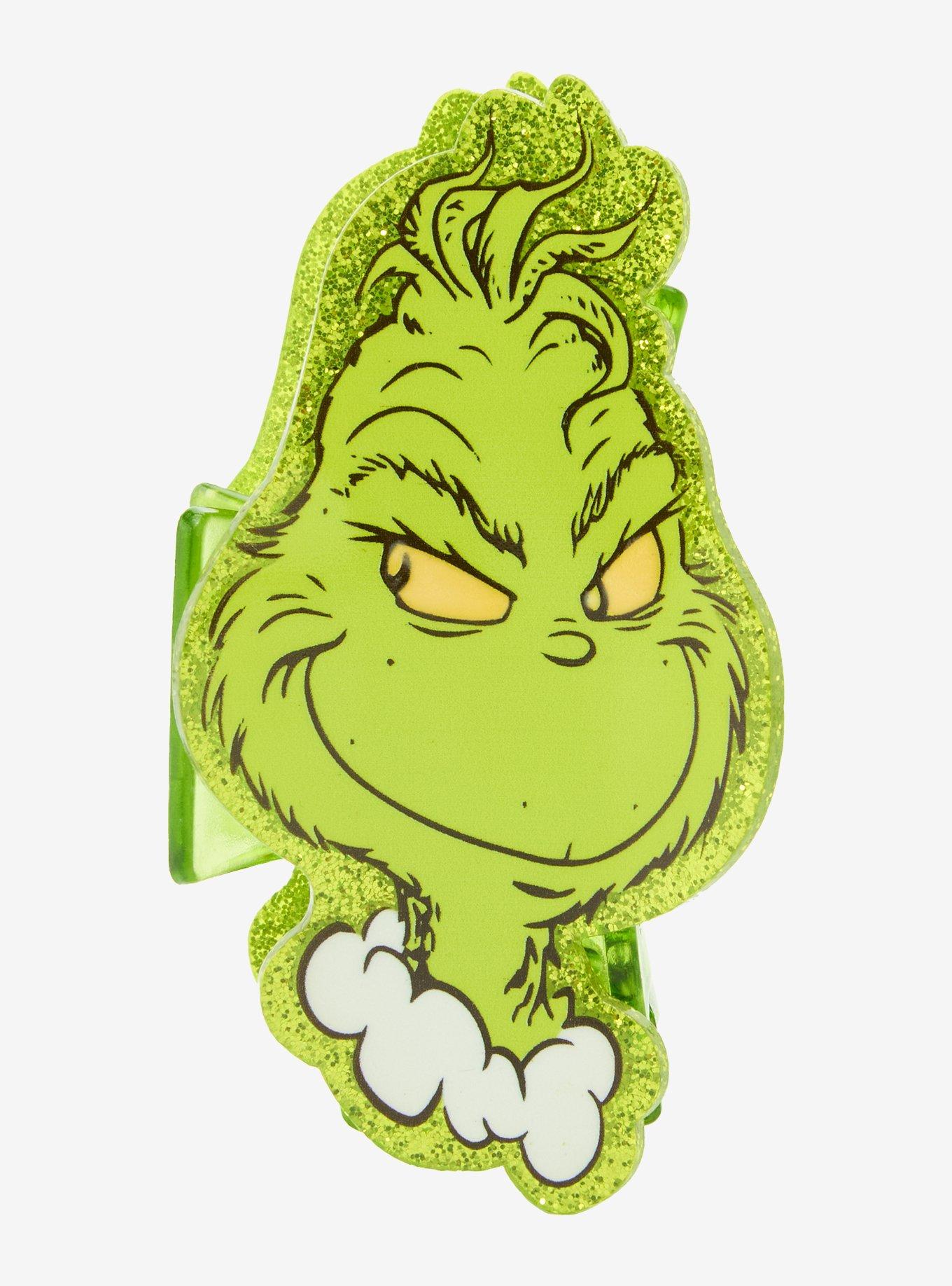 Dr. Seuss How The Grinch Stole Christmas! Glow-In-The-Dark Claw Hair Clip, , hi-res