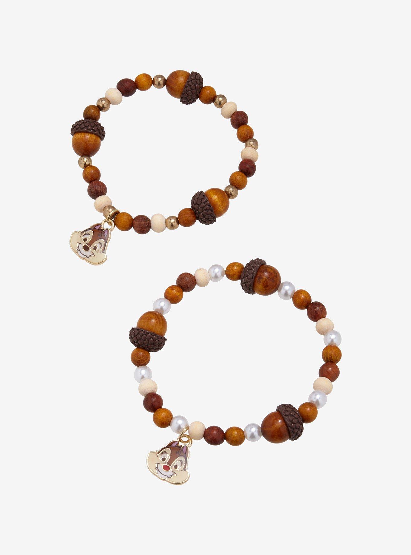 Disney Chip 'N' Dale Best Friend Bead Bracelet Set, , hi-res