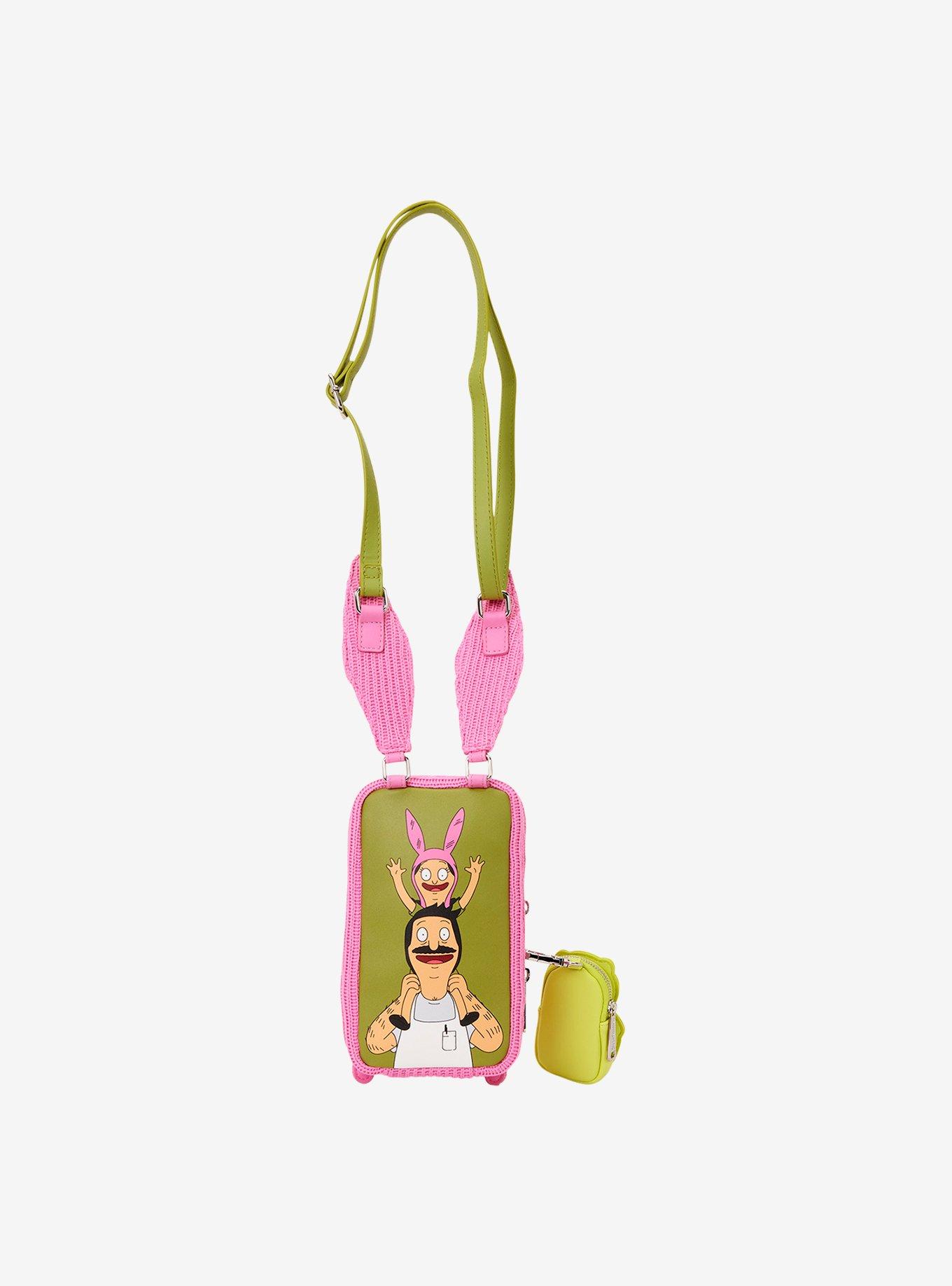 Loungefly Bob's Burgers Louise Figural Crossbody Bag with Glow-in-the-Dark Coin Purse, , alternate