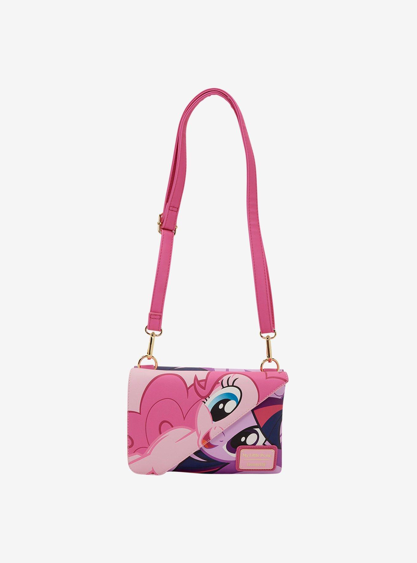 Loungefly My Little Pony Twilight Sparkle & Pinkie Pie Split Crossbody Bag, , hi-res