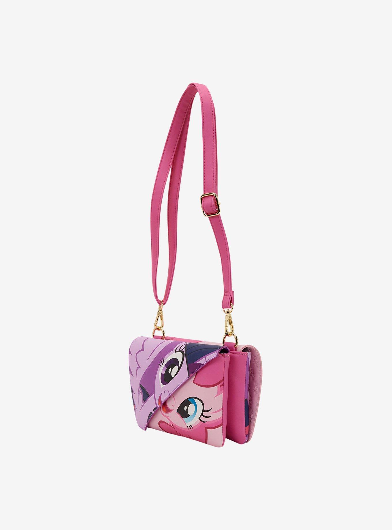 Loungefly My Little Pony Twilight Sparkle & Pinkie Pie Split Crossbody Bag, , alternate