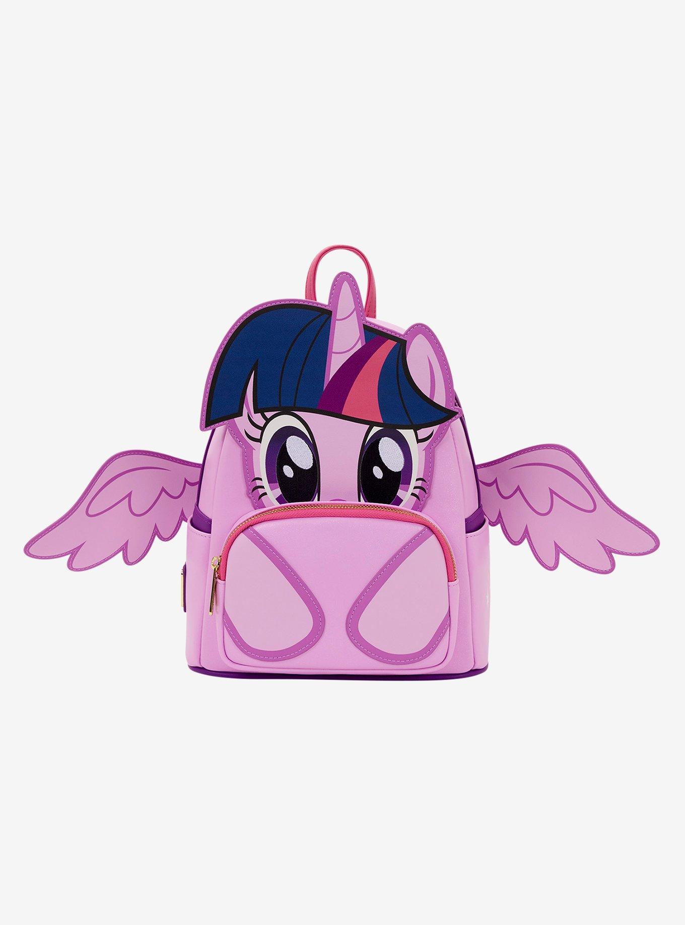Loungefly My Little Pony Twilight Sparkle Glitter Figural Mini Backpack, , hi-res