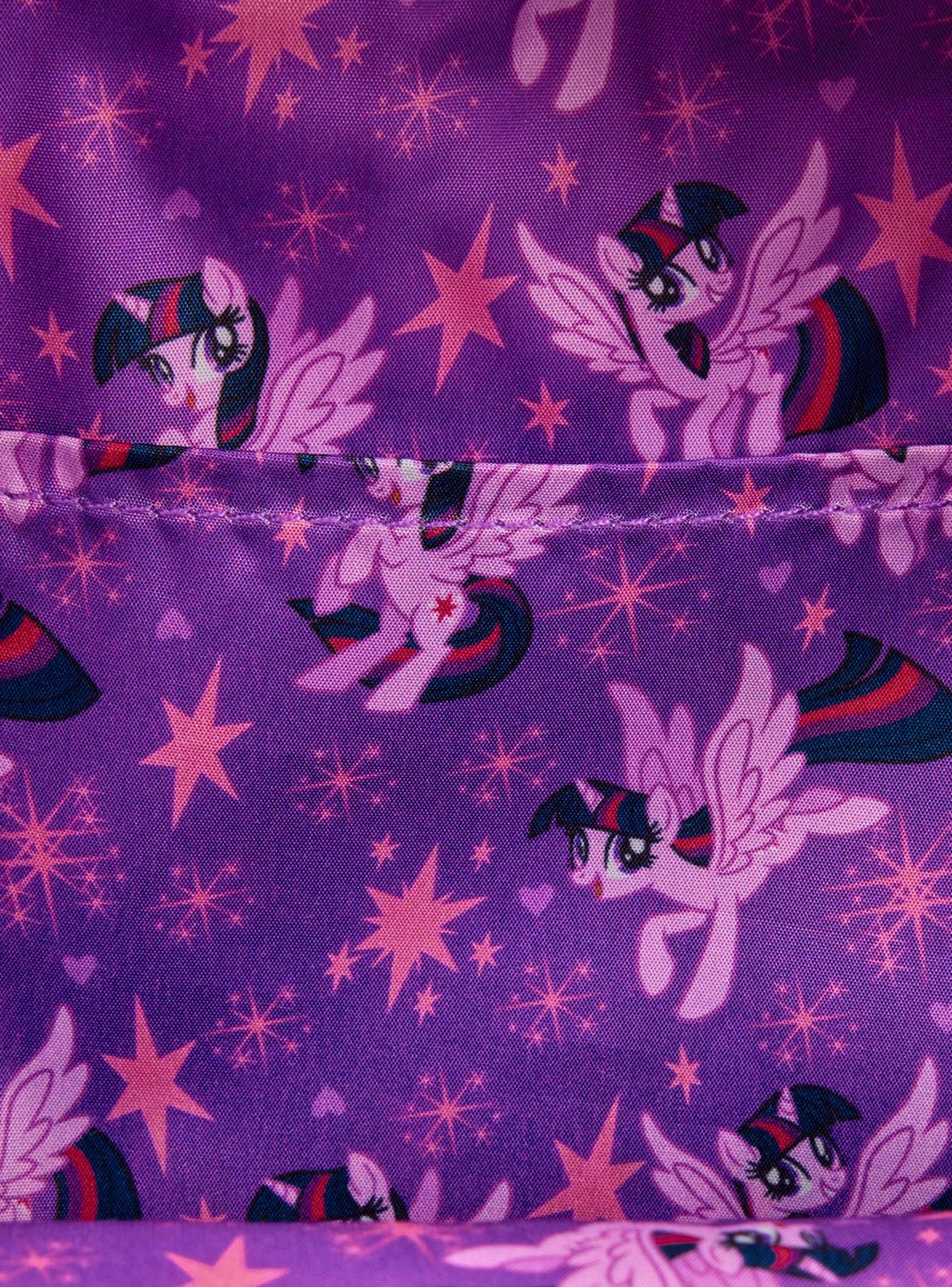 Loungefly My Little Pony Twilight Sparkle Glitter Figural Mini Backpack, , alternate