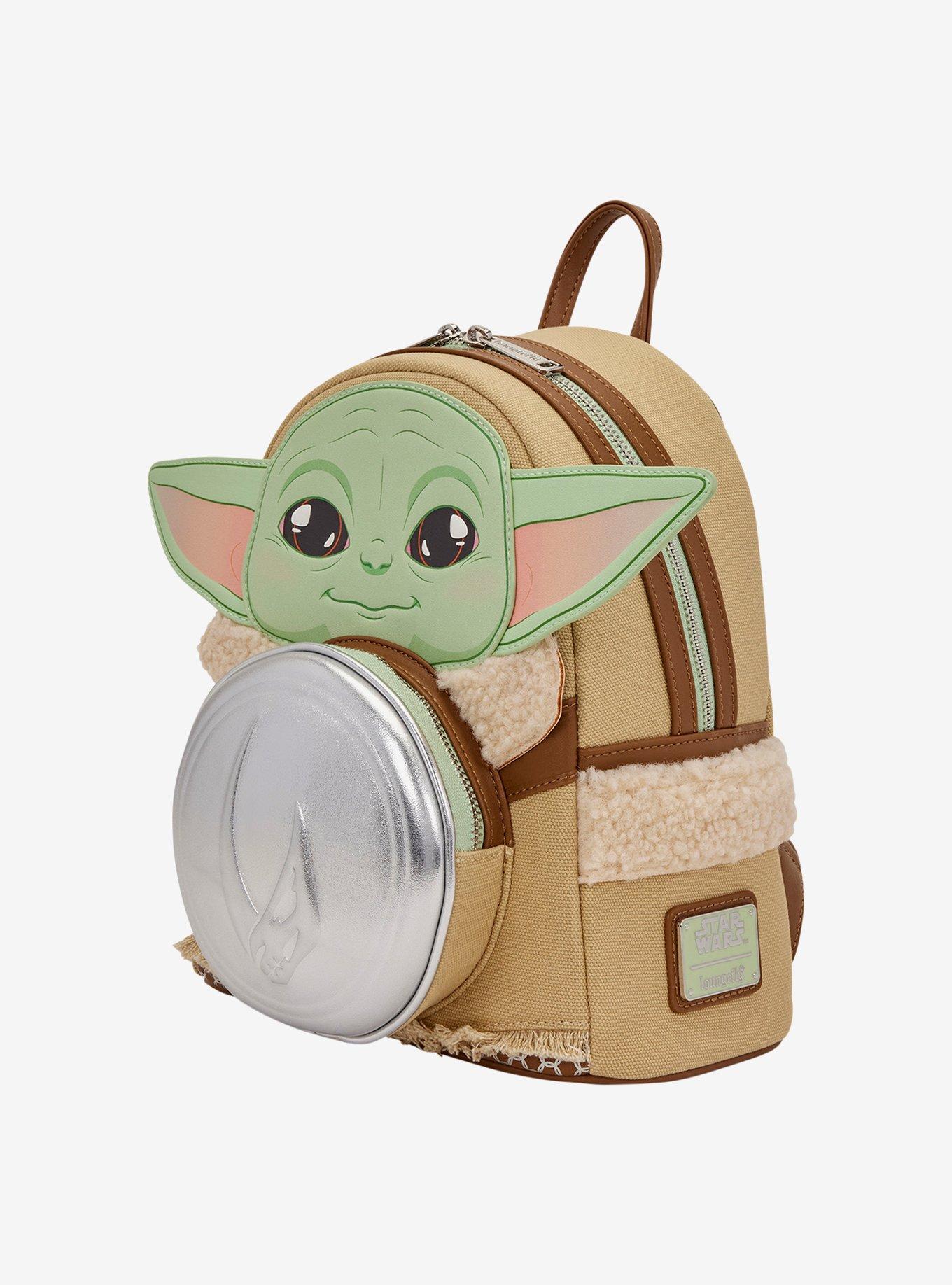 Loungefly Star Wars The Mandalorian Grogu & Armor Figural Mini Backpack, , hi-res