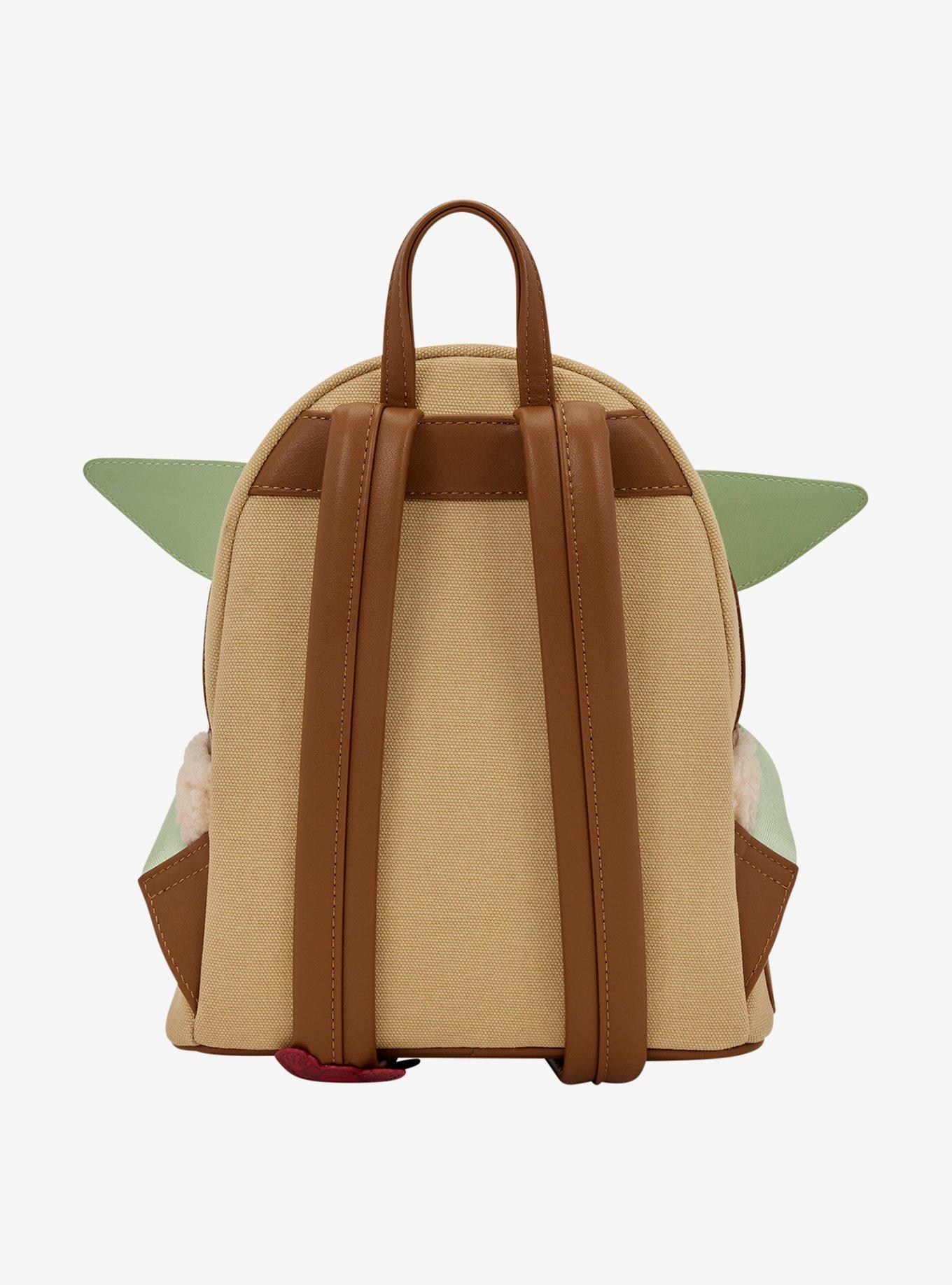 Loungefly Star Wars The Mandalorian Grogu & Armor Figural Mini Backpack, , alternate