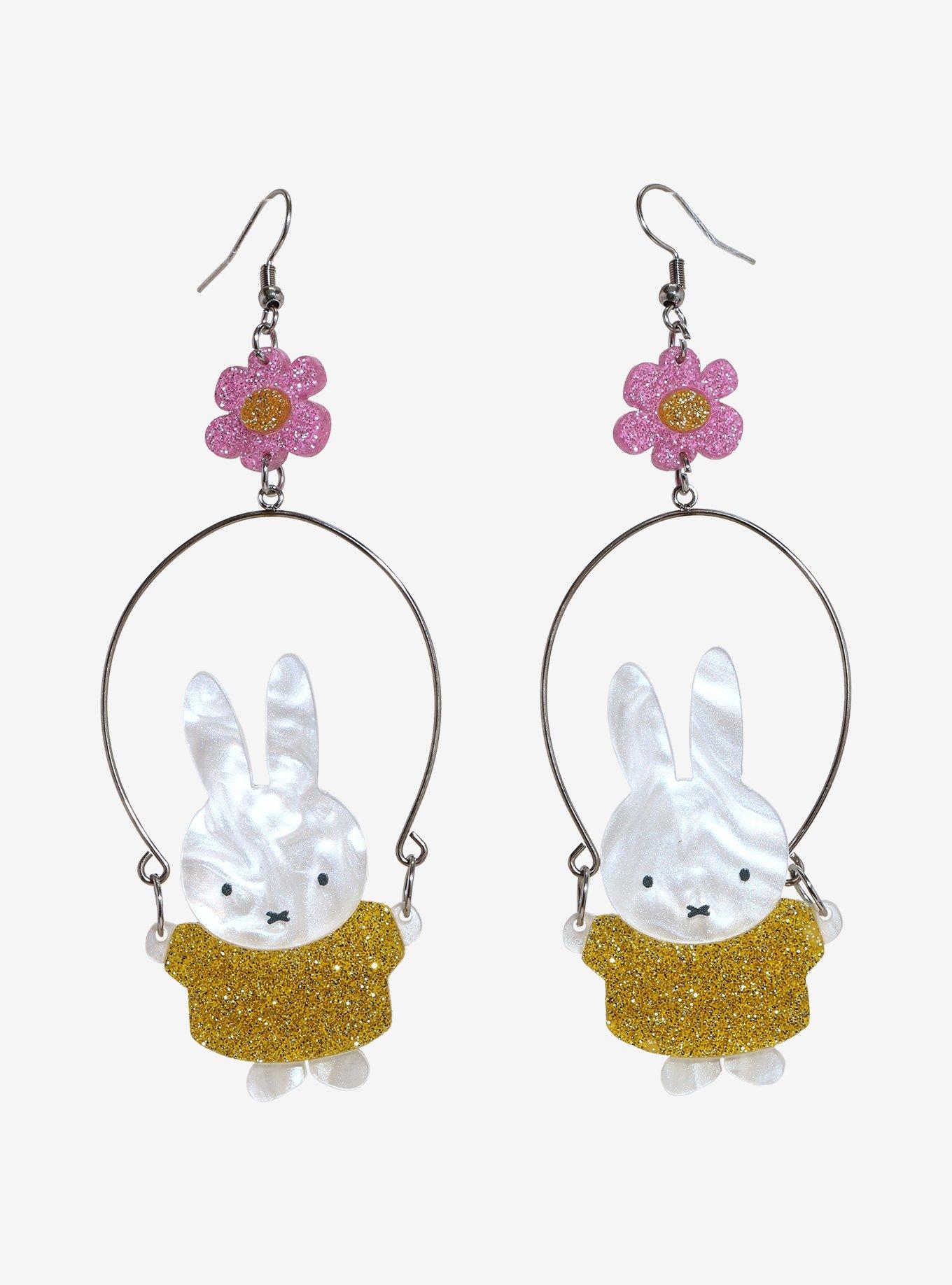 Whatever! Makes You Happy Miffy Jump Rope Earrings, , hi-res