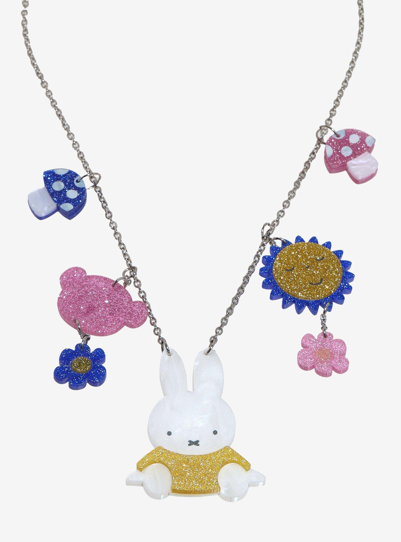 Whatever! Makes You Happy Miffy Charm Necklace, , alternate