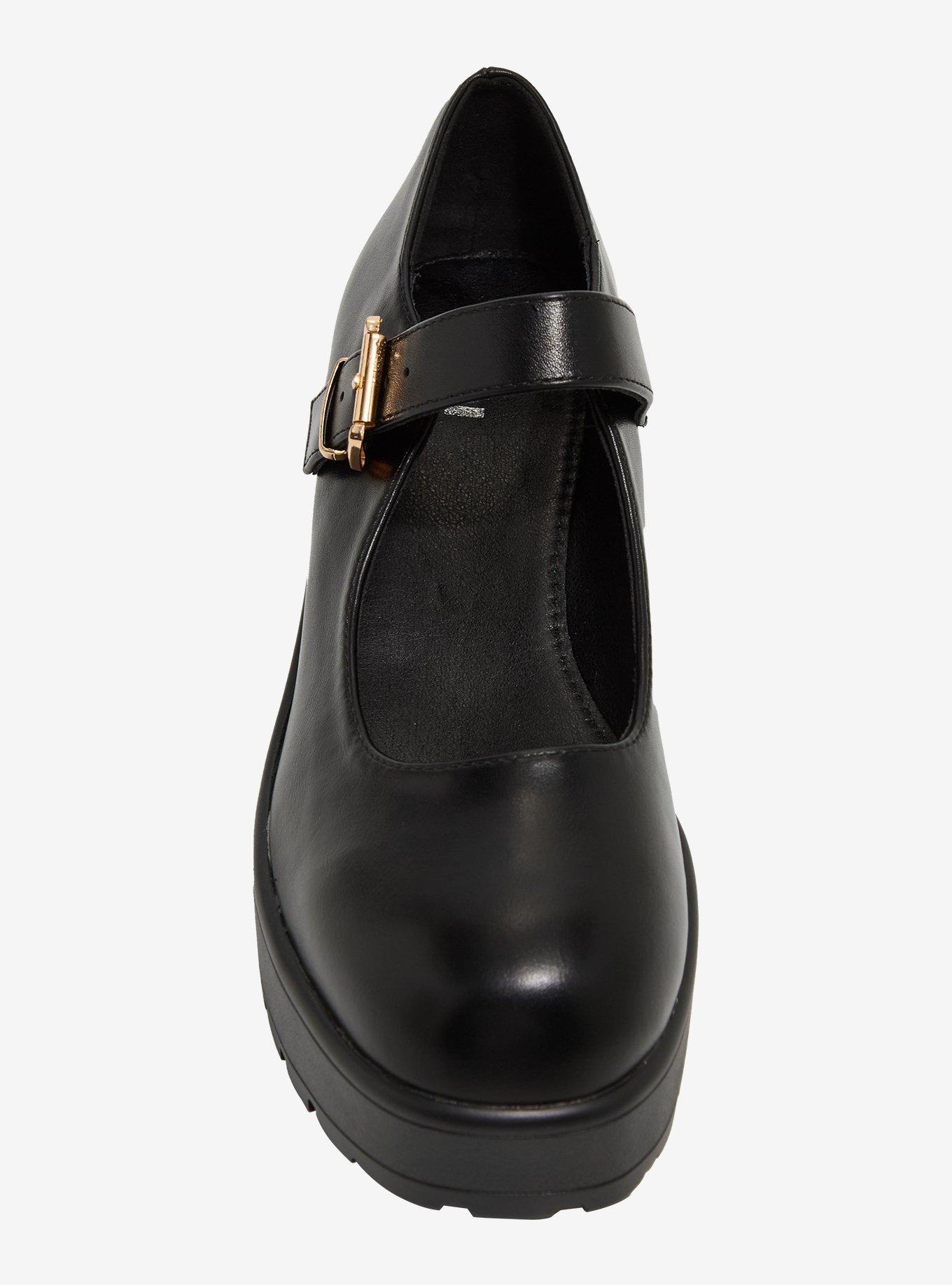 Koi Black Platform Mary Janes, BLACK, alternate