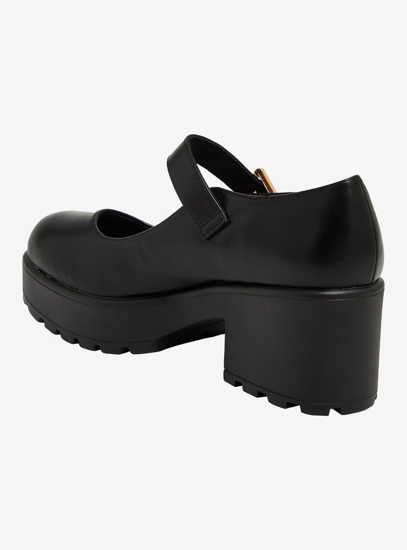 Koi Black Platform Mary Janes, BLACK, alternate