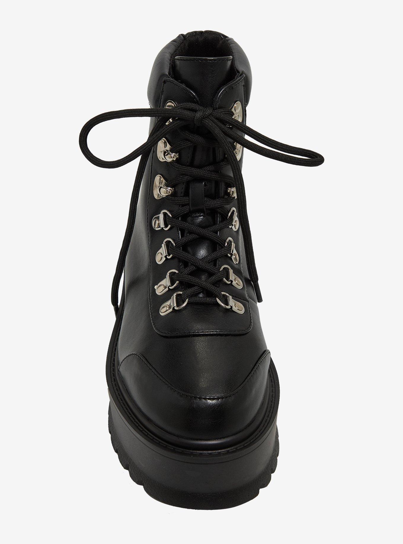 Koi Black Hydra Platform Boots, BLACK, alternate