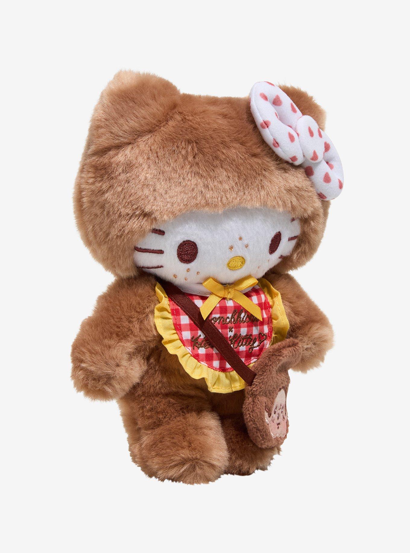 Monchhichi X Hello Kitty Gingham Bib Plush, , hi-res