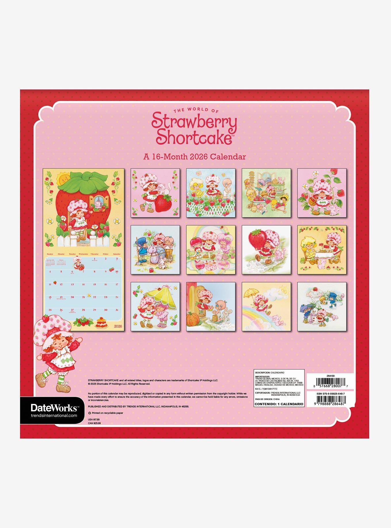 Strawberry Shortcake 2026 Wall Calendar, , hi-res