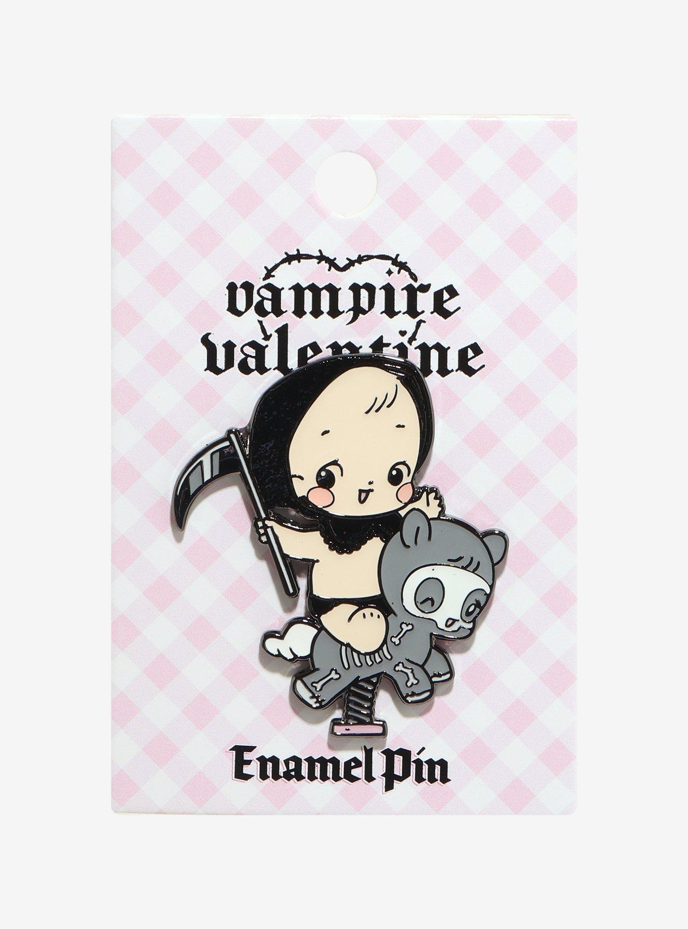 Baby Grim Reaper Enamel Pin By Vampire Valentine Hot Topic Exclusive, , hi-res