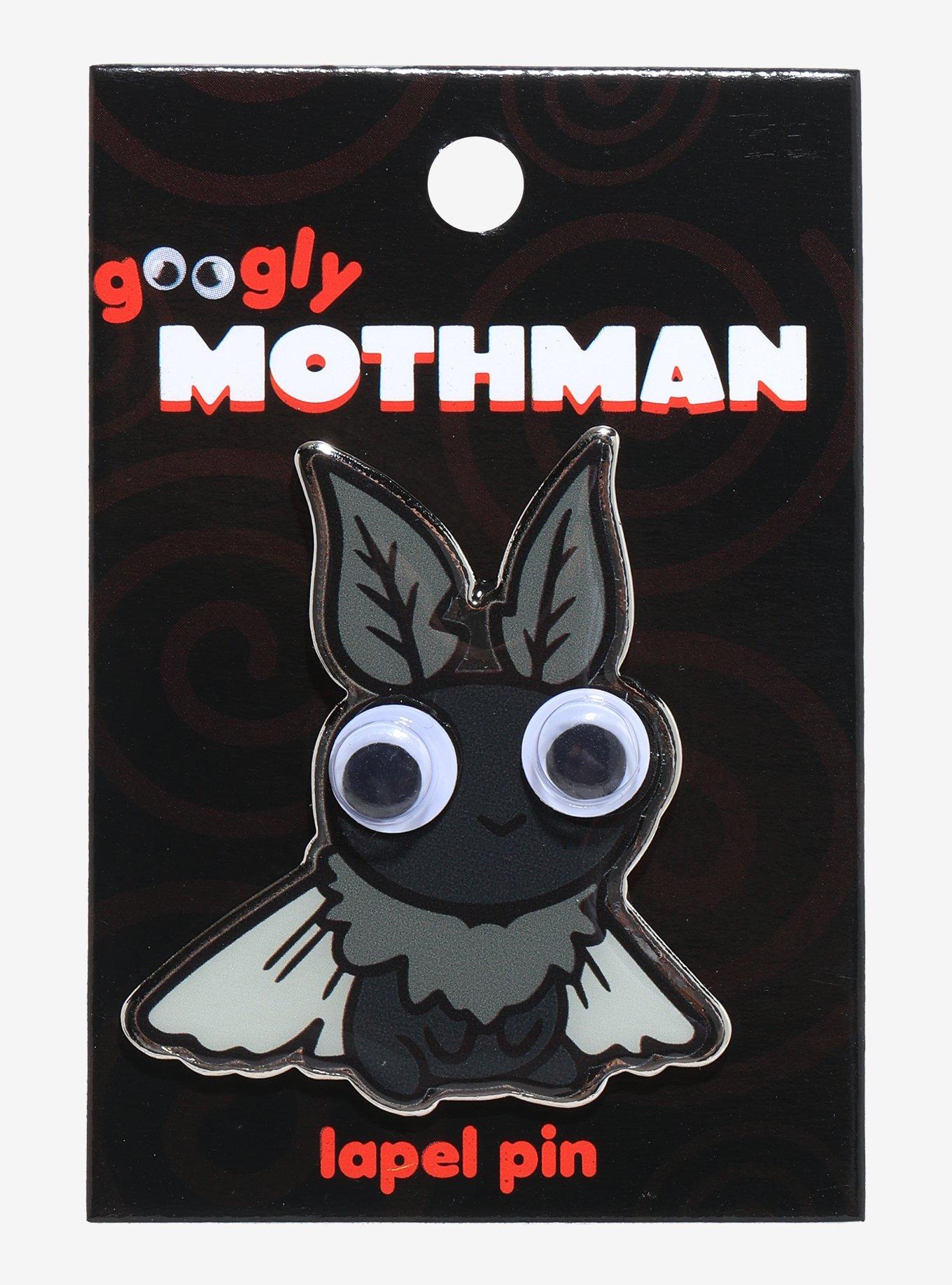 Mothman Googly Eyes Enamel Pin, , hi-res