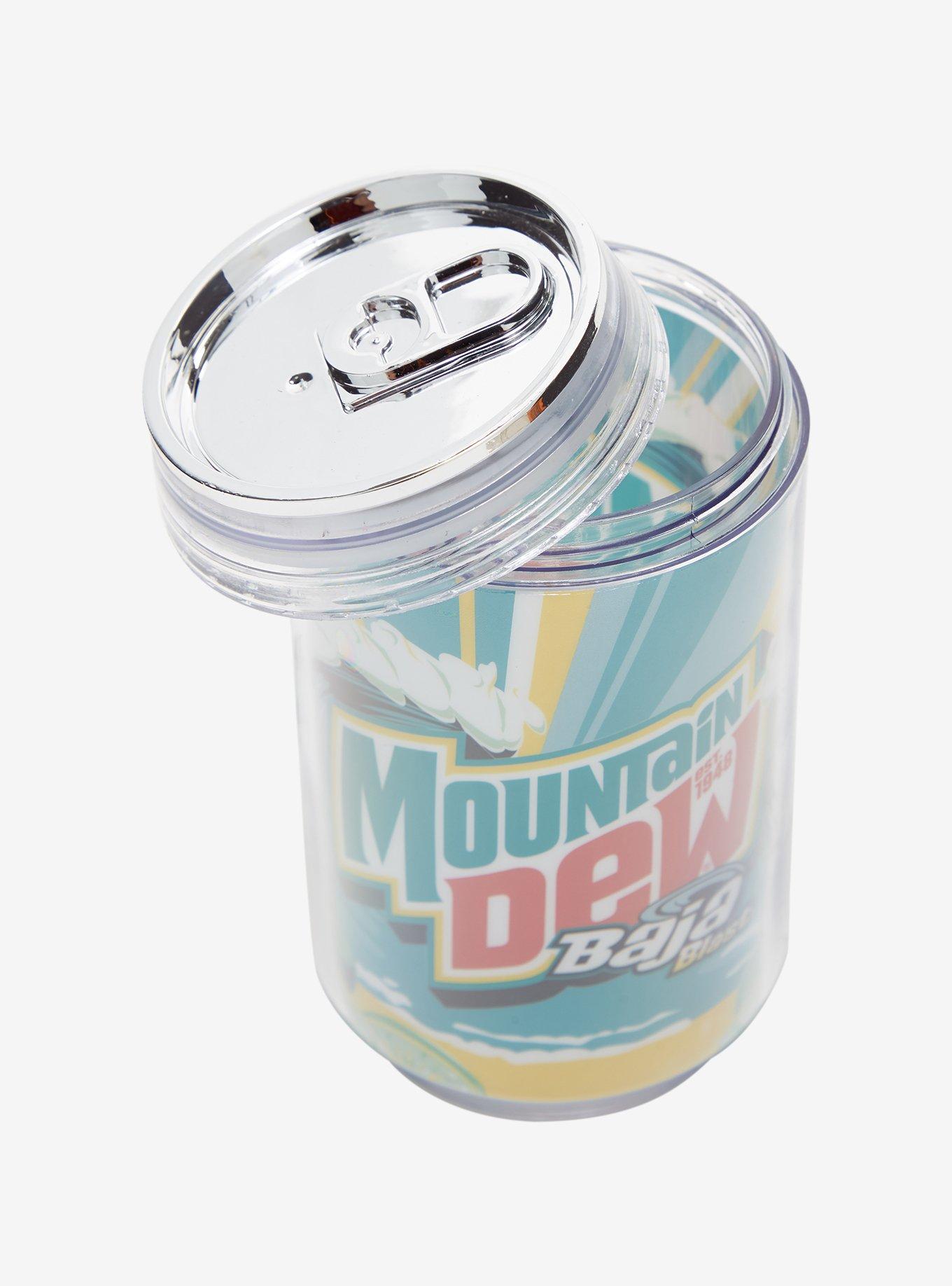 Mountain Dew Baja Blast Soda Can Water Bottle, , hi-res