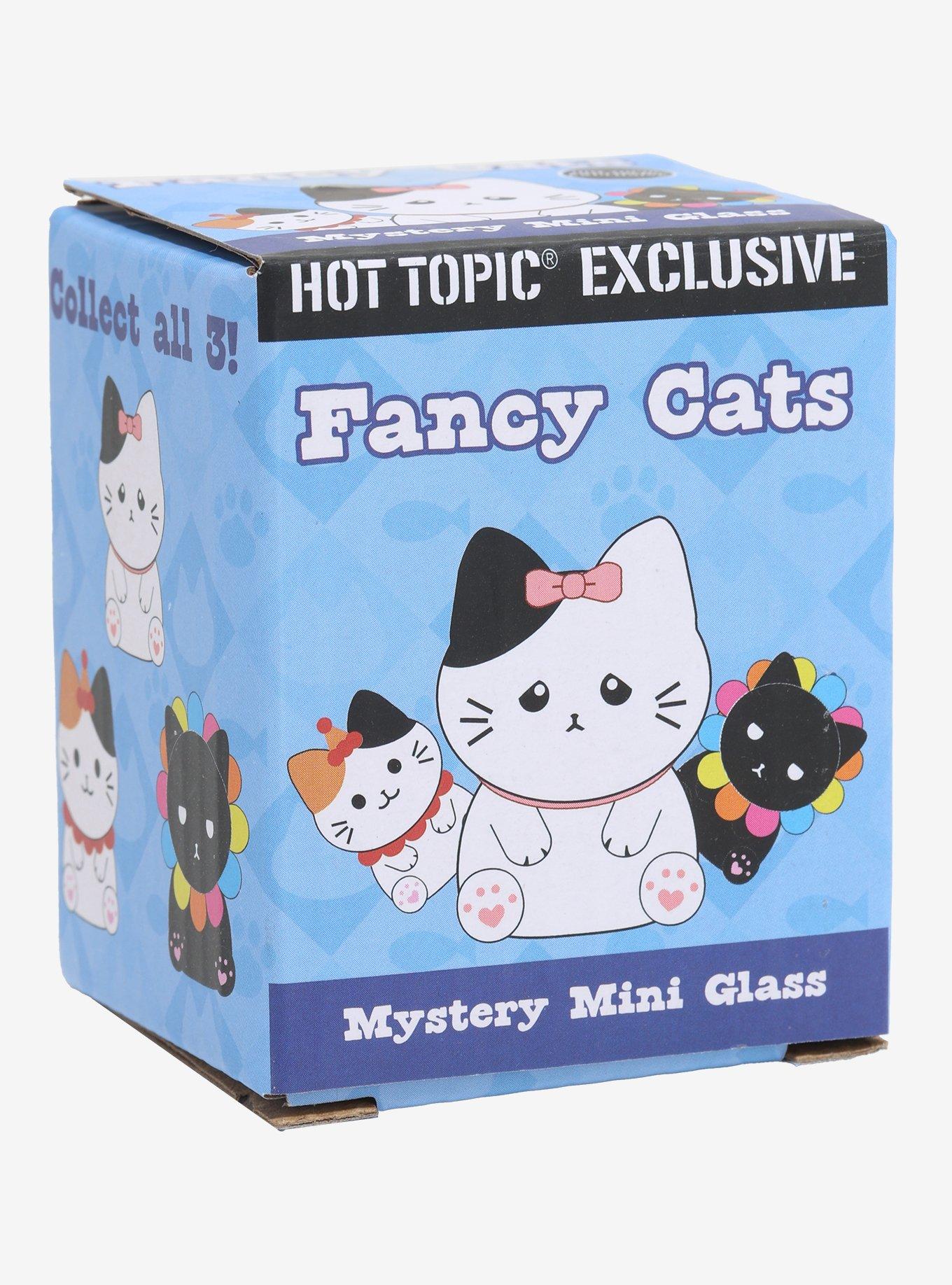 Fancy Cats Blind Box Mini Glass Hot Topic Exclusive, , hi-res