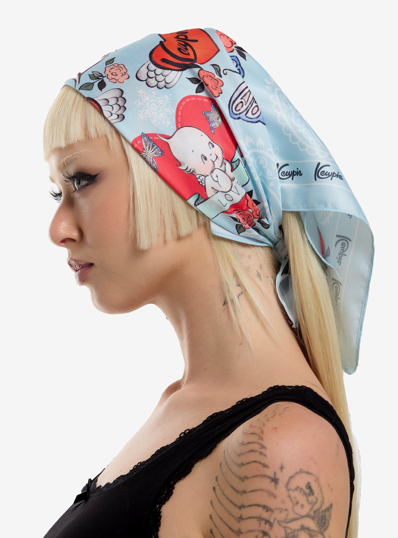 Kewpie Paisley Satin Hair Scarf, , hi-res