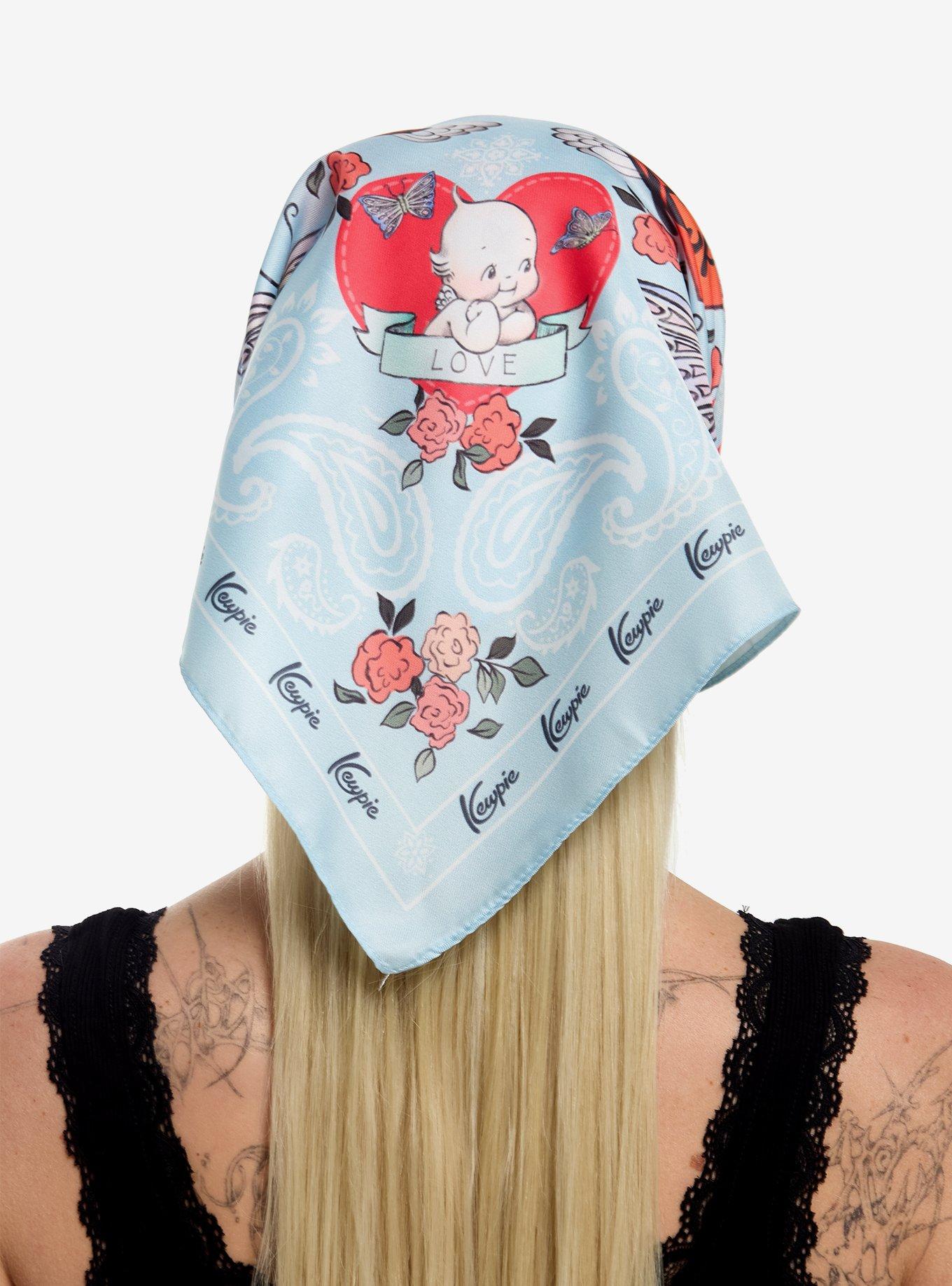 Kewpie Paisley Satin Hair Scarf, , alternate
