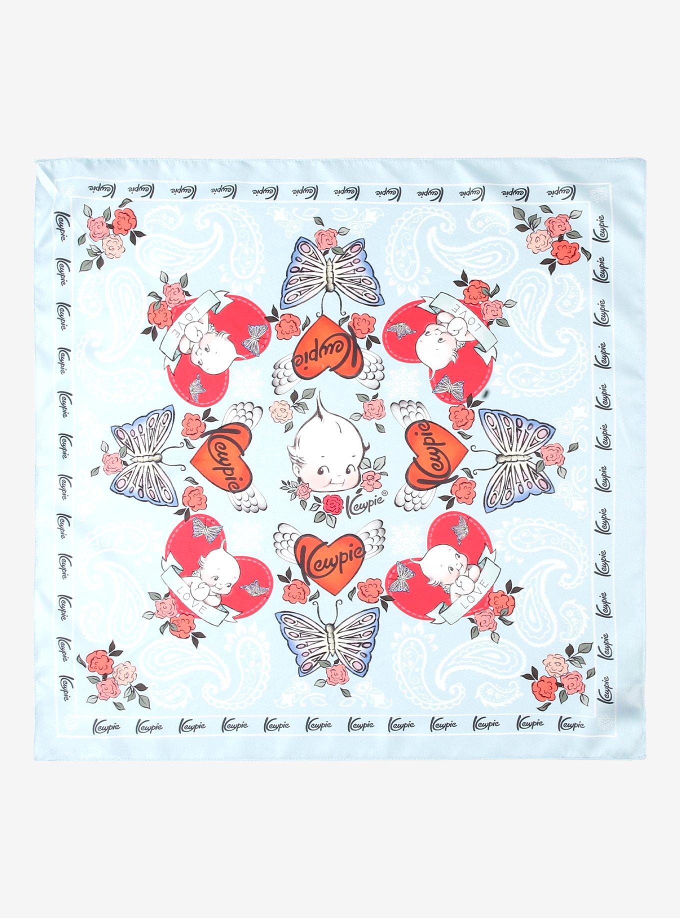 Kewpie Paisley Satin Hair Scarf, , alternate