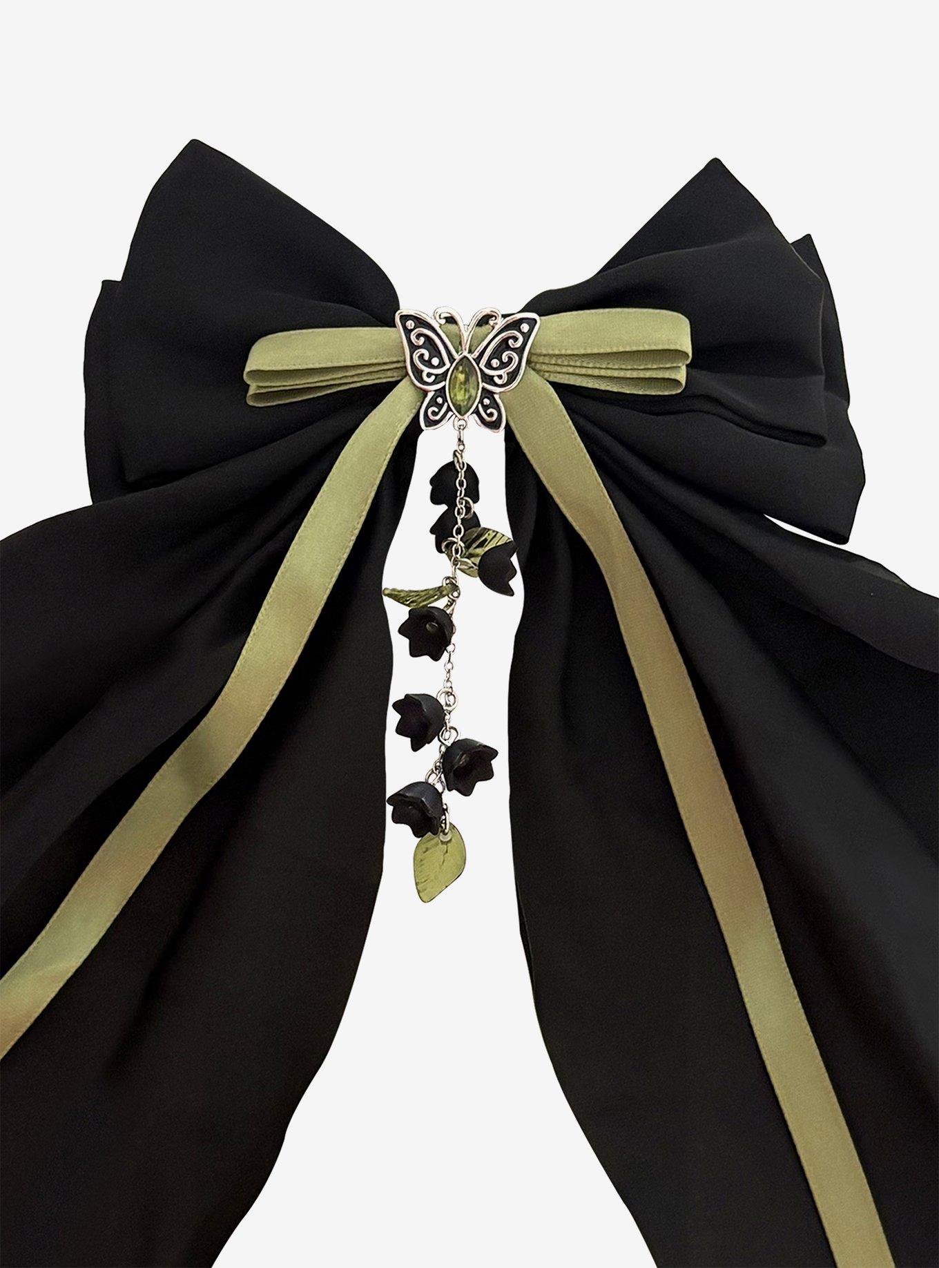 Thorn & Fable Moth Hair Bow, , alternate