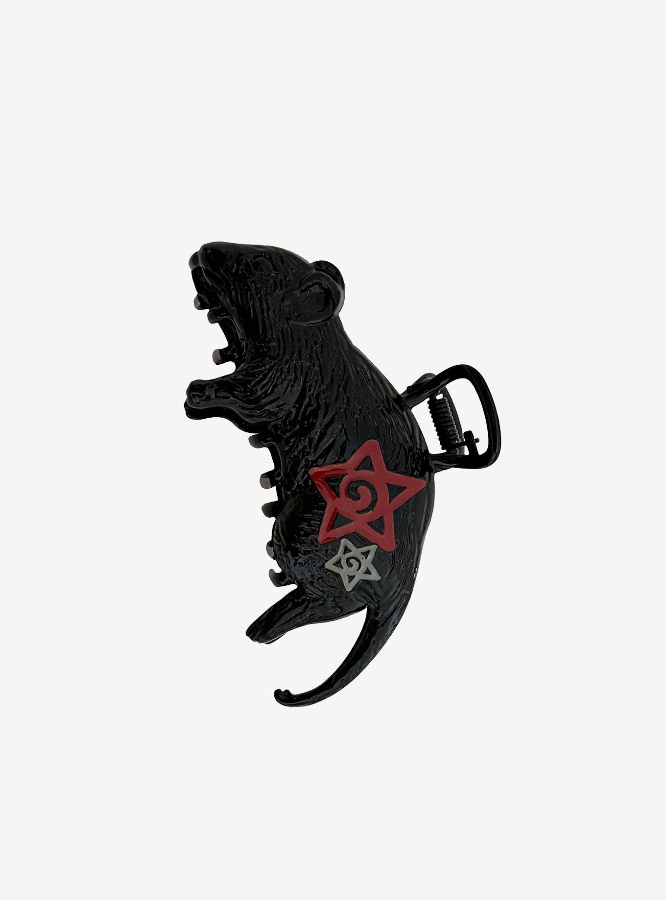 Black Rat Star Claw Hair Clip, , hi-res