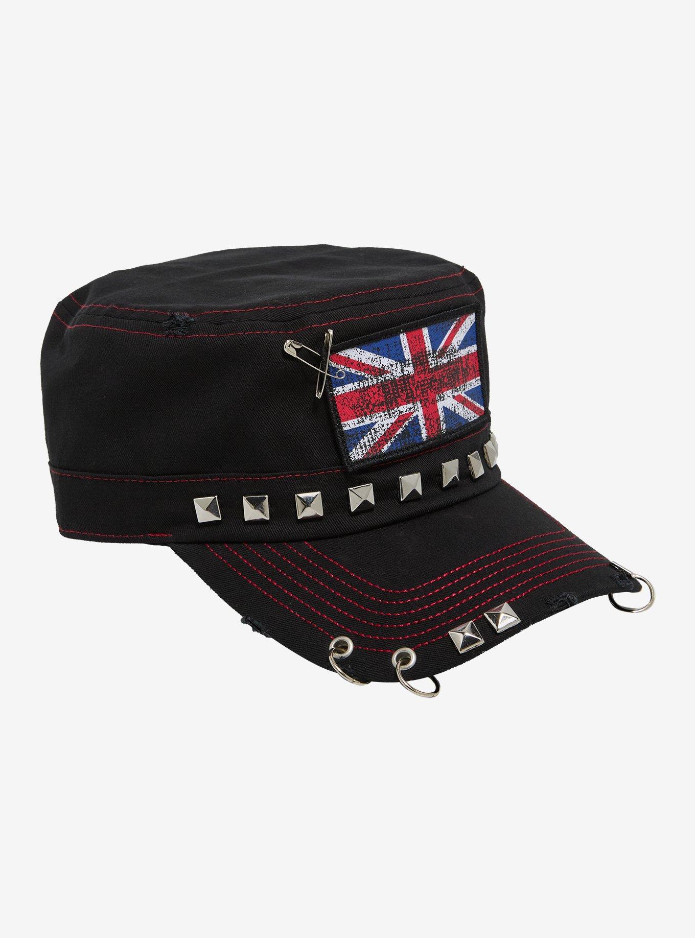 Union Jack Pierced Cadet Hat, , hi-res