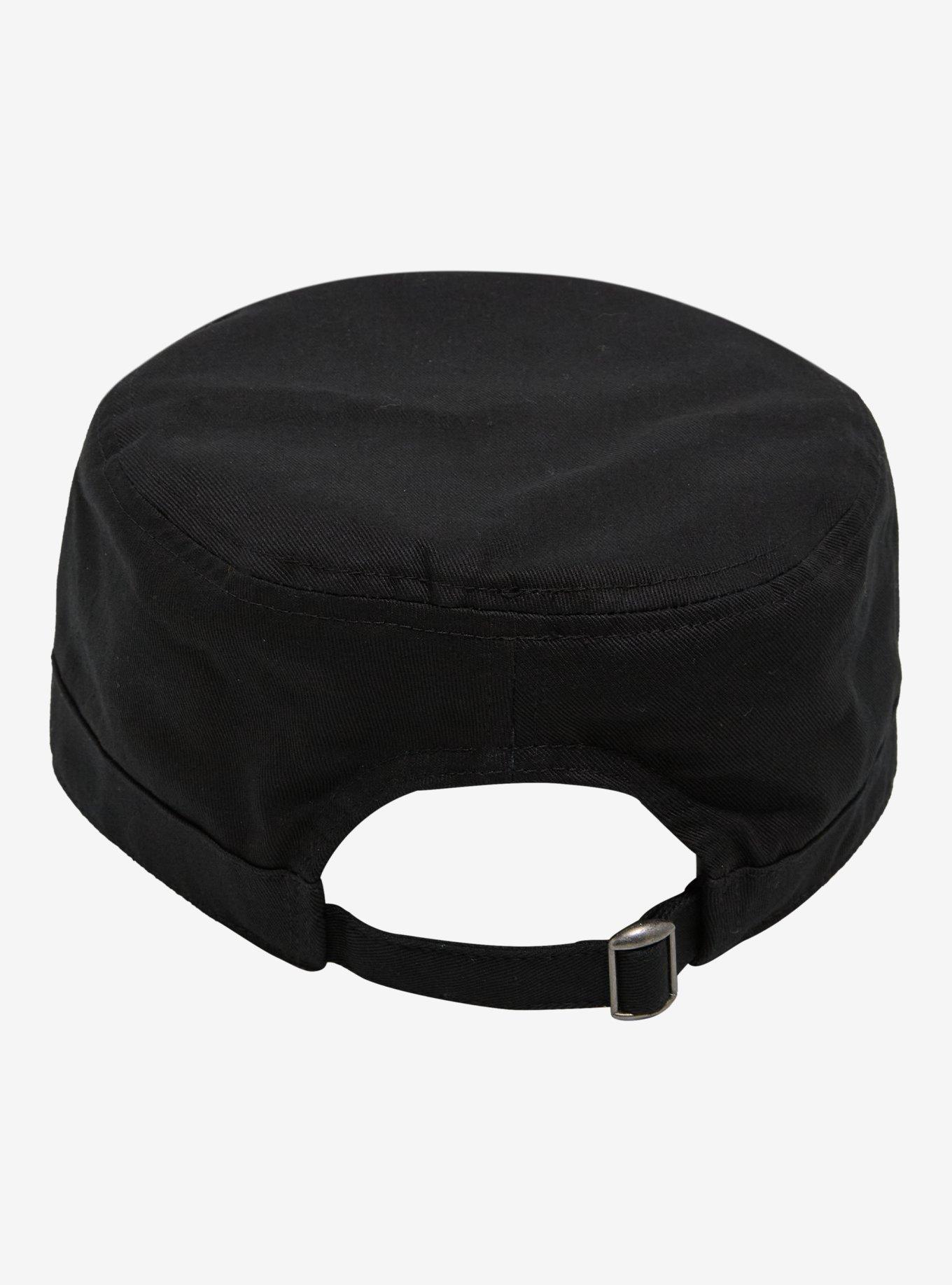 Skull Safety Pin Cadet Hat, , alternate