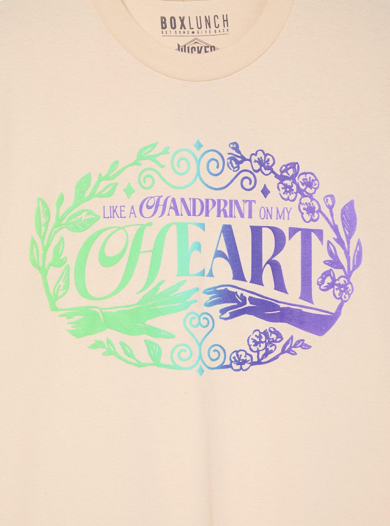 Wicked Handprint On My Heart Women's T-Shirt - BoxLunch Exclusive, , hi-res