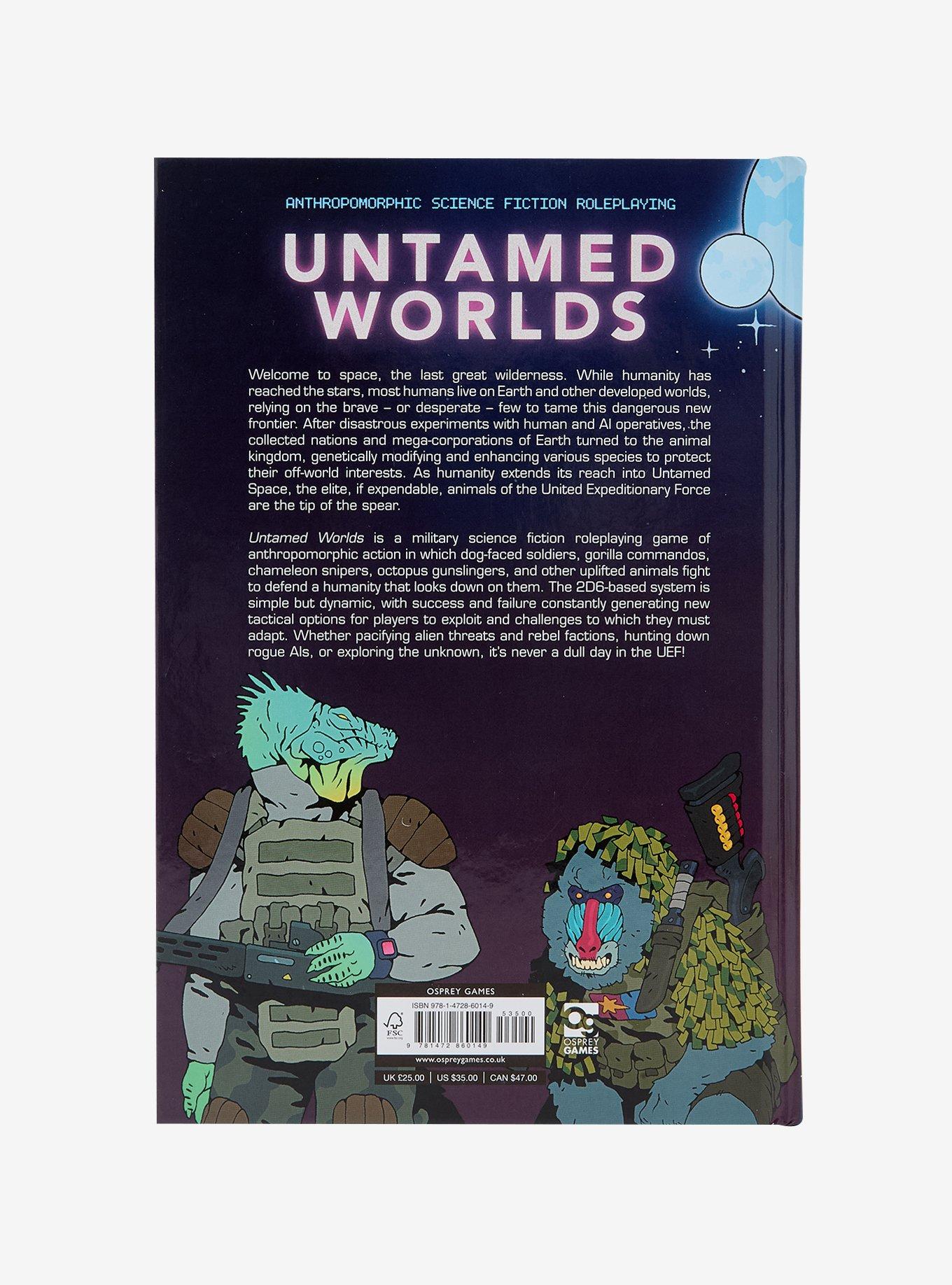 Untamed Worlds Anthropomorphic Science Fiction Roleplaying Book, , alternate