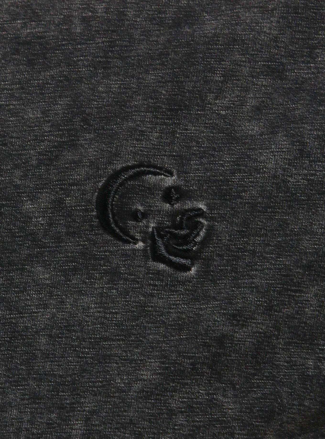 KIHILIST Moon Mineral Wash Girls Baby T-Shirt, GREY, alternate