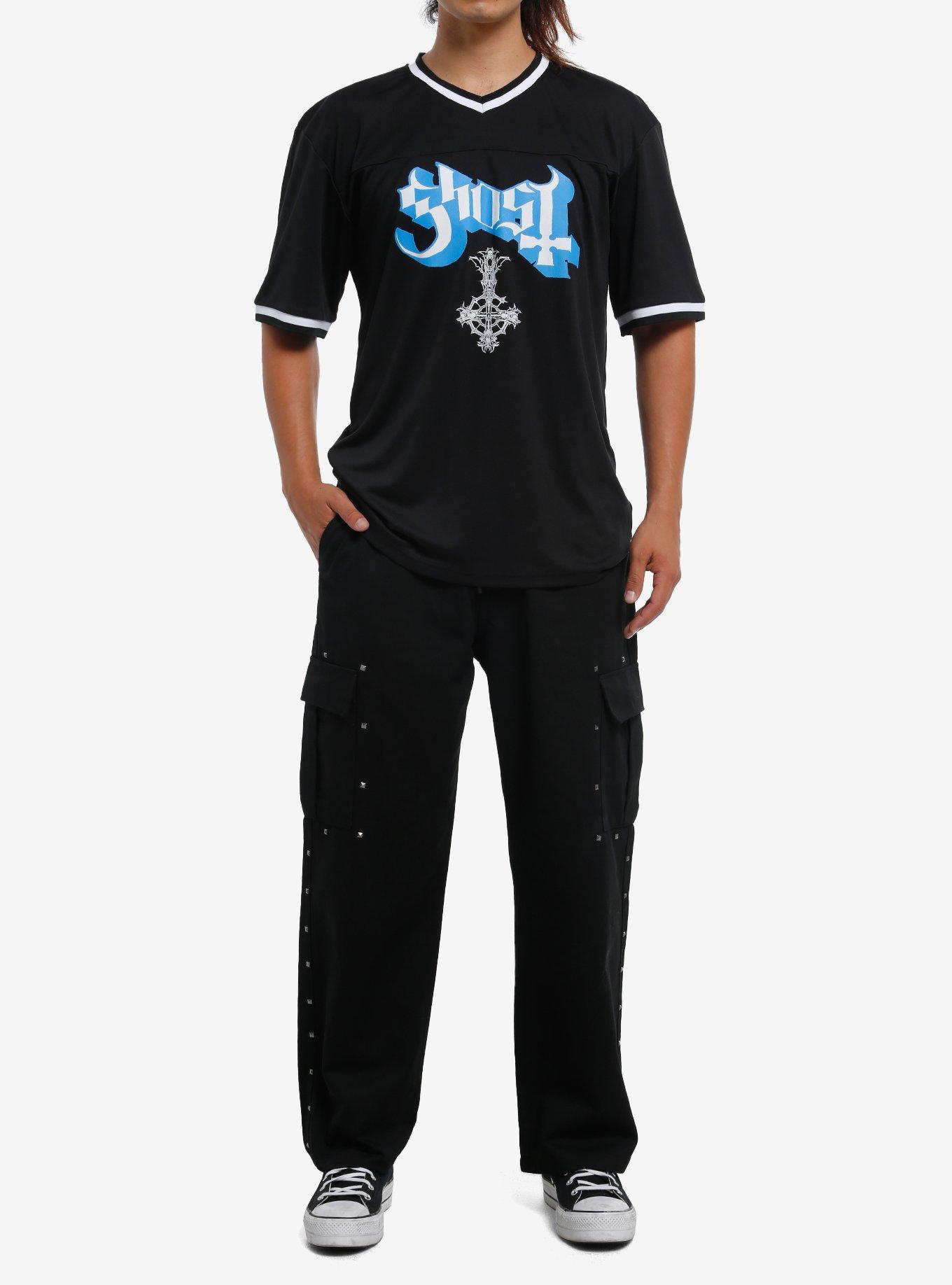 Ghost Football Jersey, BLACK, alternate