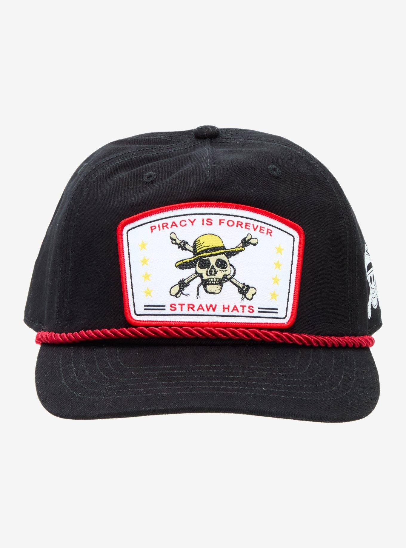 One Piece Jolly Roger Cord Snapback Hat, , hi-res