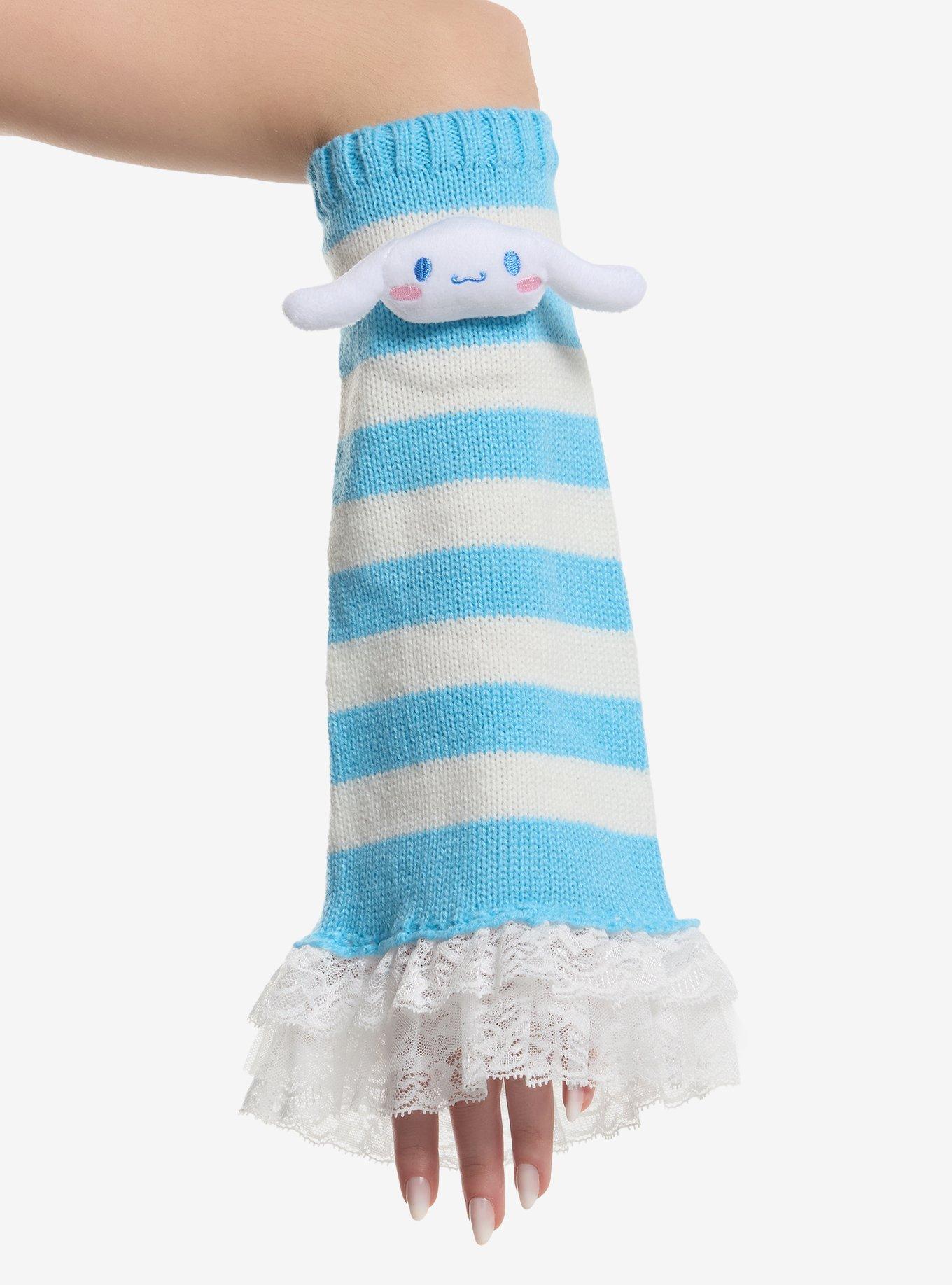Cinnamoroll Lace Plush Arm Warmers, , hi-res
