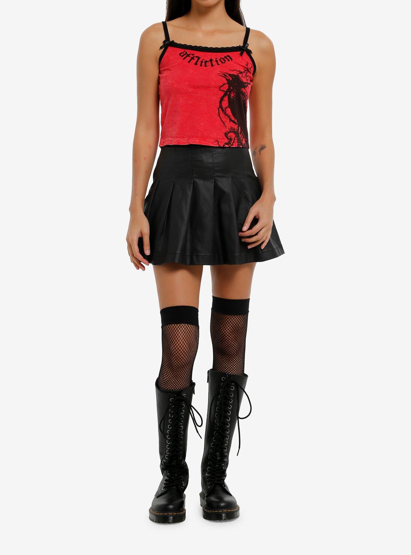 Affliction Crow Girls Crop Cami, , hi-res