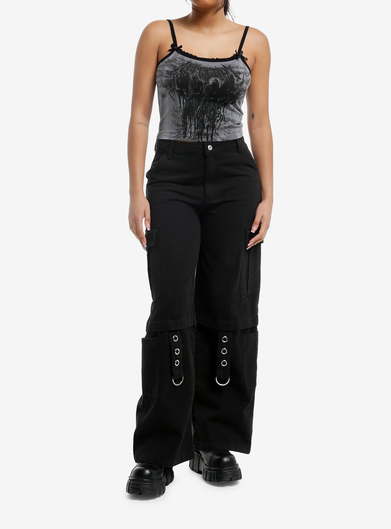 Affliction Four Horsemen Girls Crop Cami, , hi-res