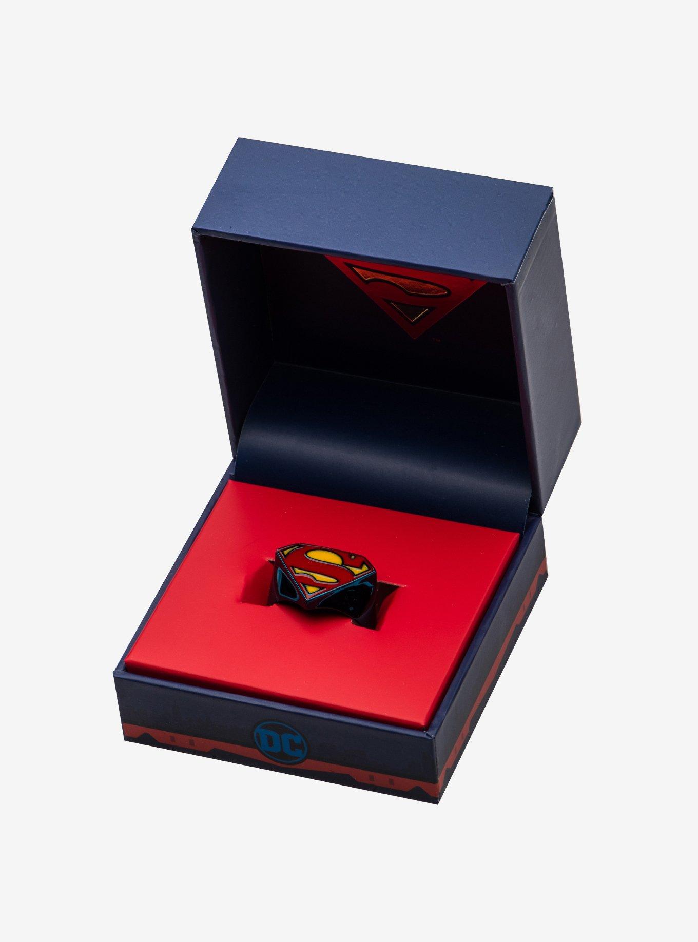 DC Comics Superman Logo Blue Ring, BLUE, alternate