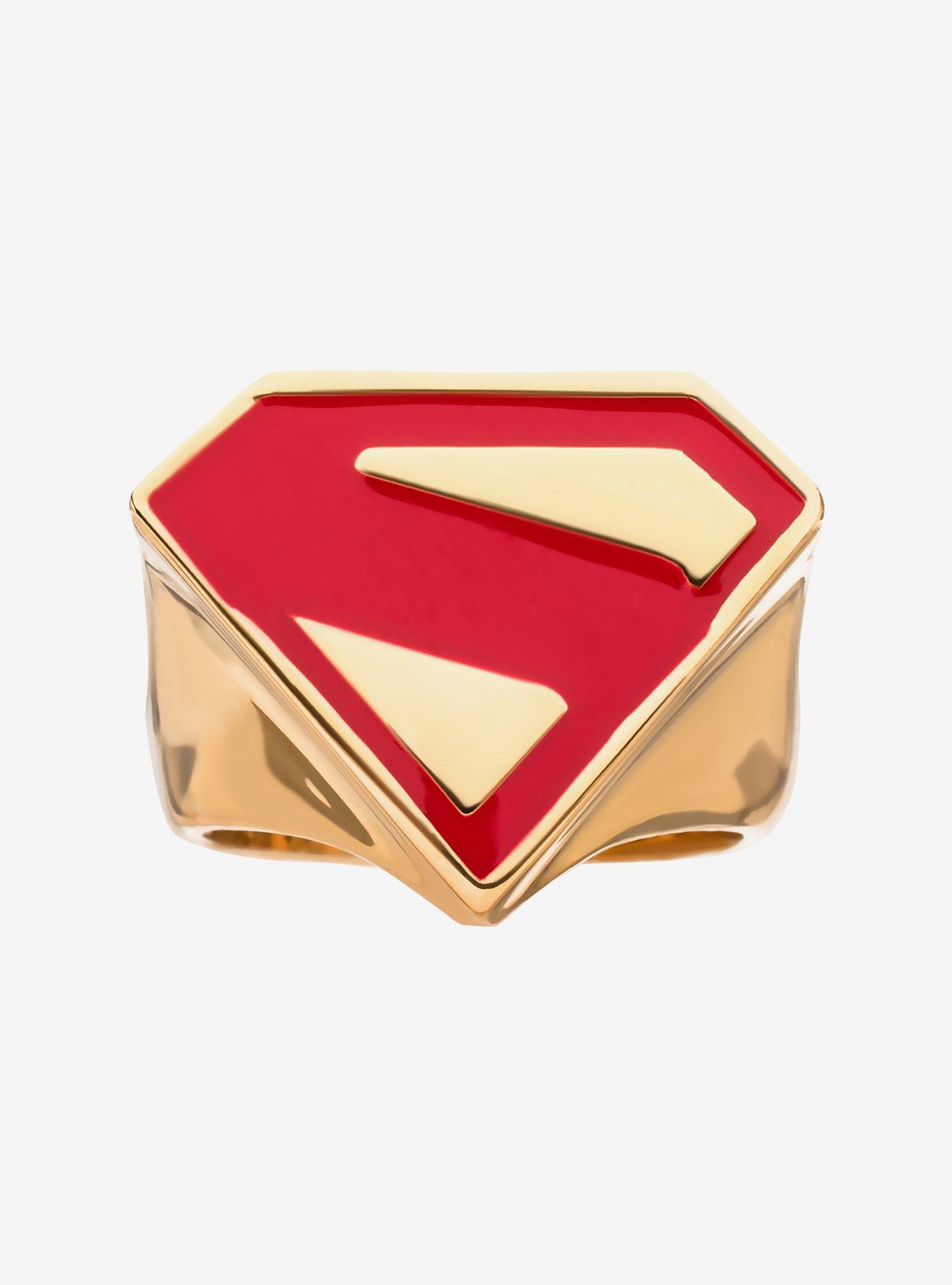 DC Comics Superman Logo Signet Ring, , hi-res