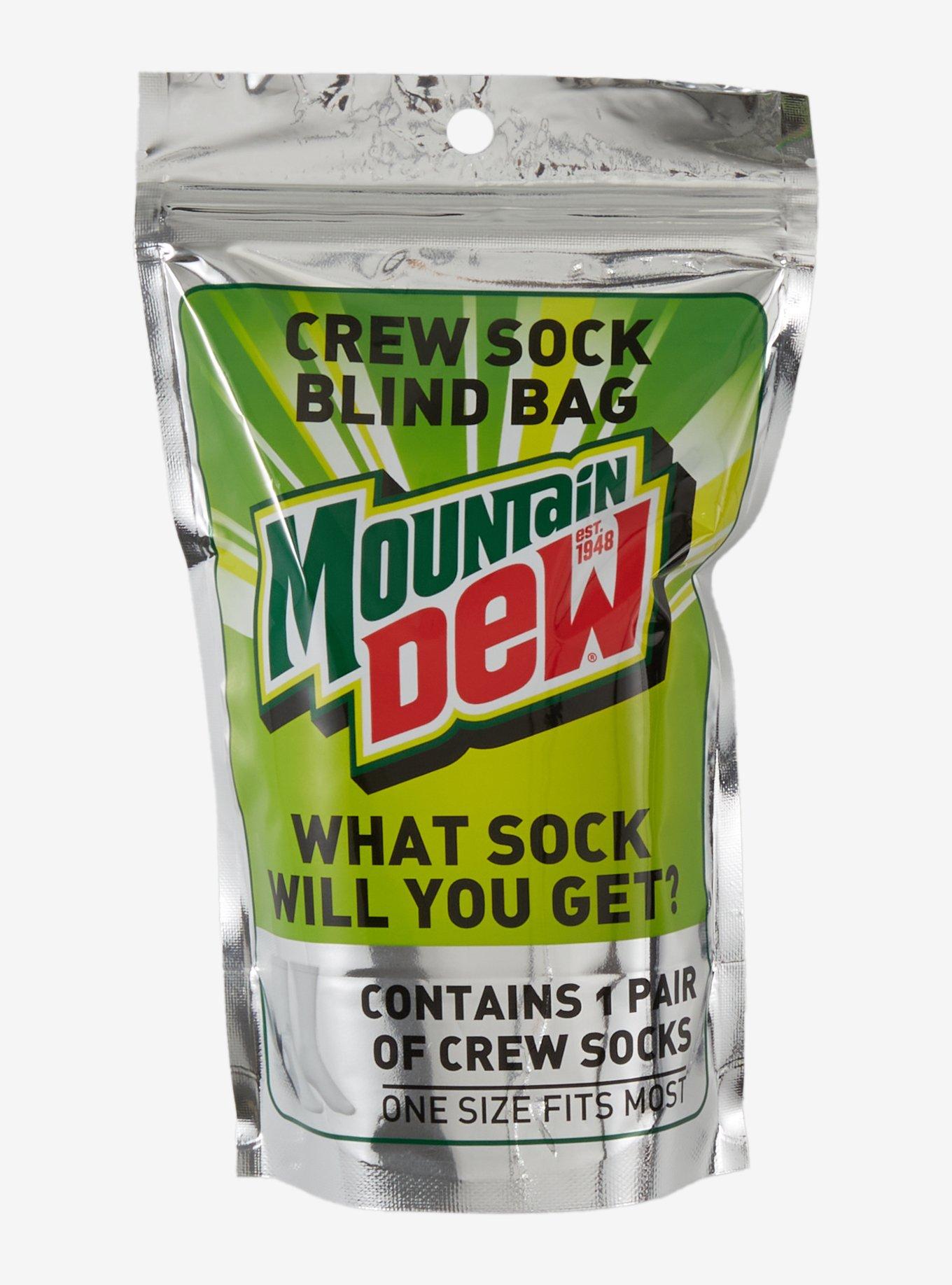 Mountain Dew Blind Bag Crew Socks, , alternate
