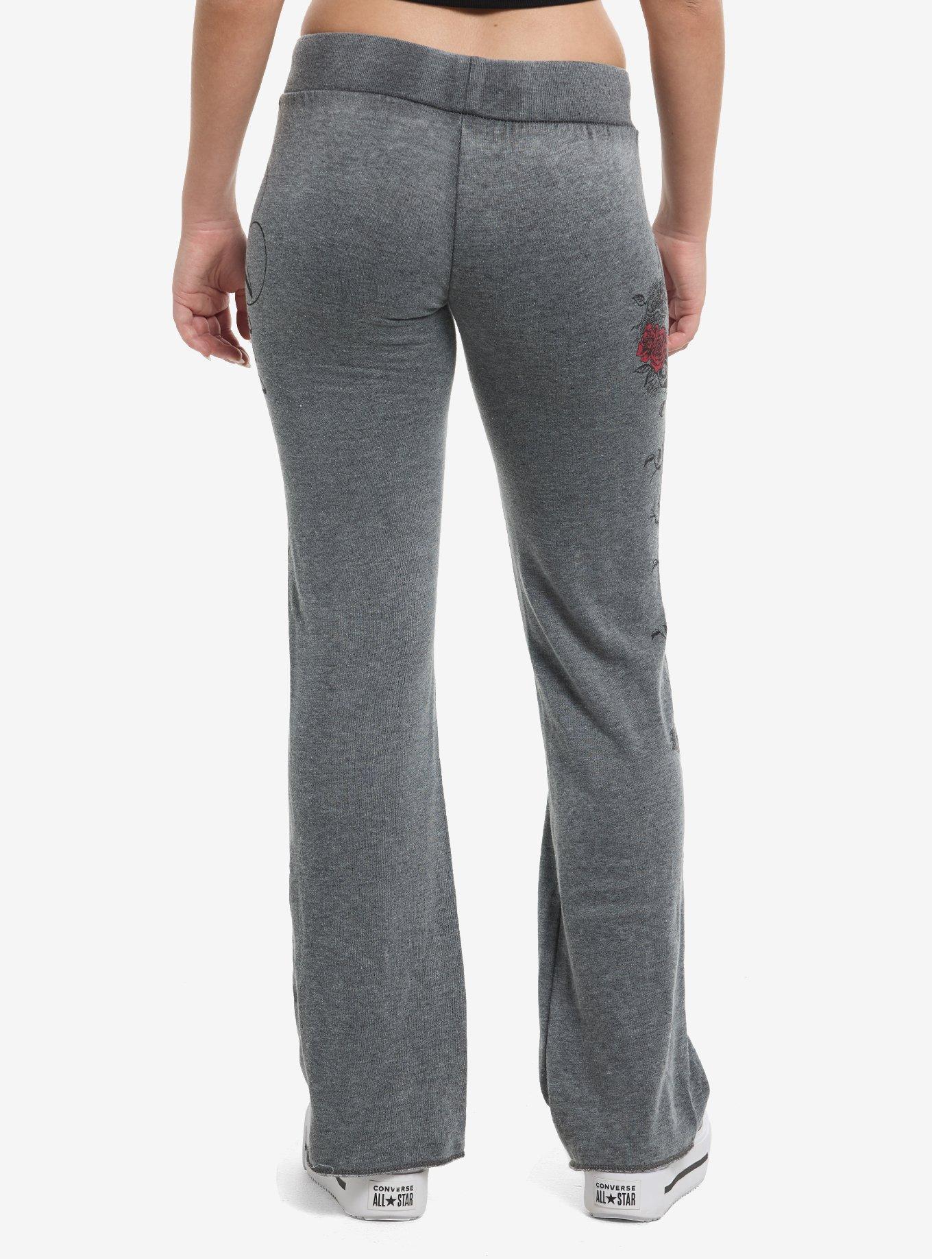 Affliction Clothing Skeleton Rose Lounge Pants, , hi-res